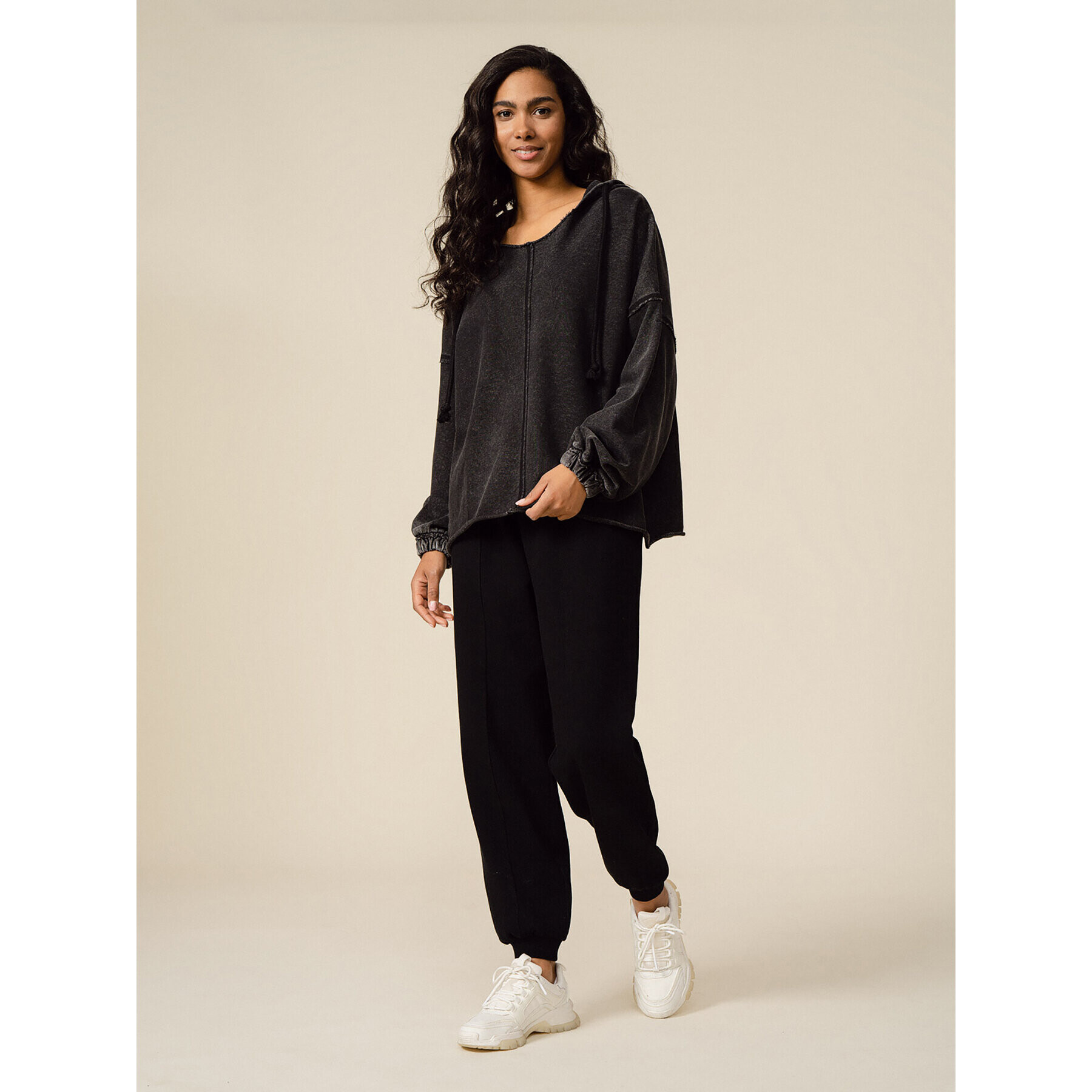 Outhorn Bluză OTHSS23TSWSF287 Negru Oversize - Pled.ro