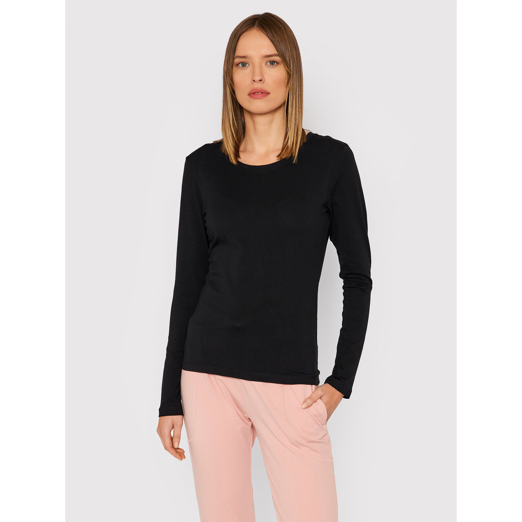 Outhorn Bluză TSDL600 Negru Slim Fit - Pled.ro