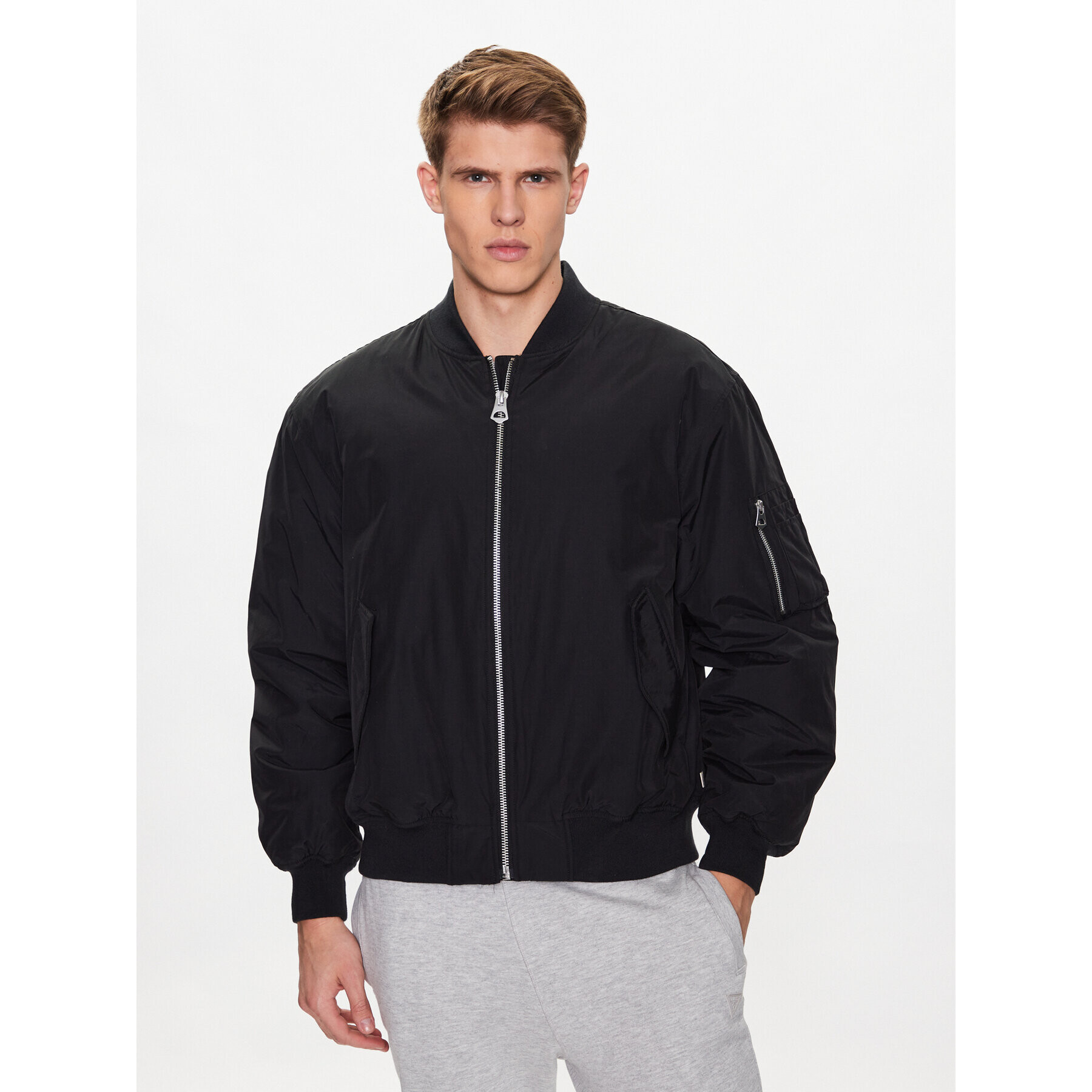 Outhorn Geacă bomber TJACM032 Negru Relaxed Fit - Pled.ro