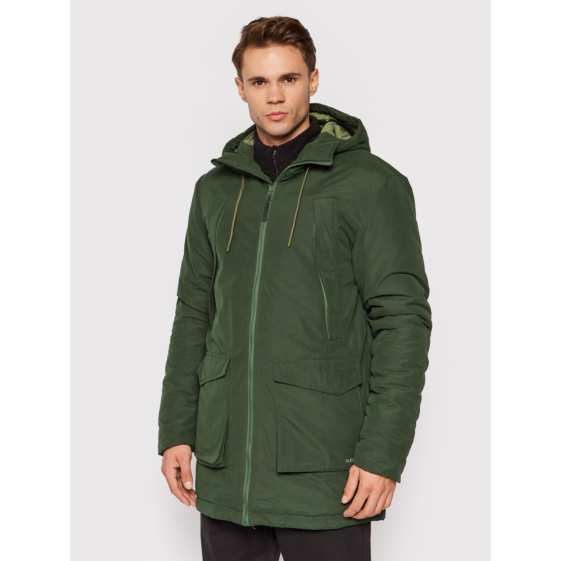 Outhorn Hanorac KUMC603 Verde Regular Fit - Pled.ro