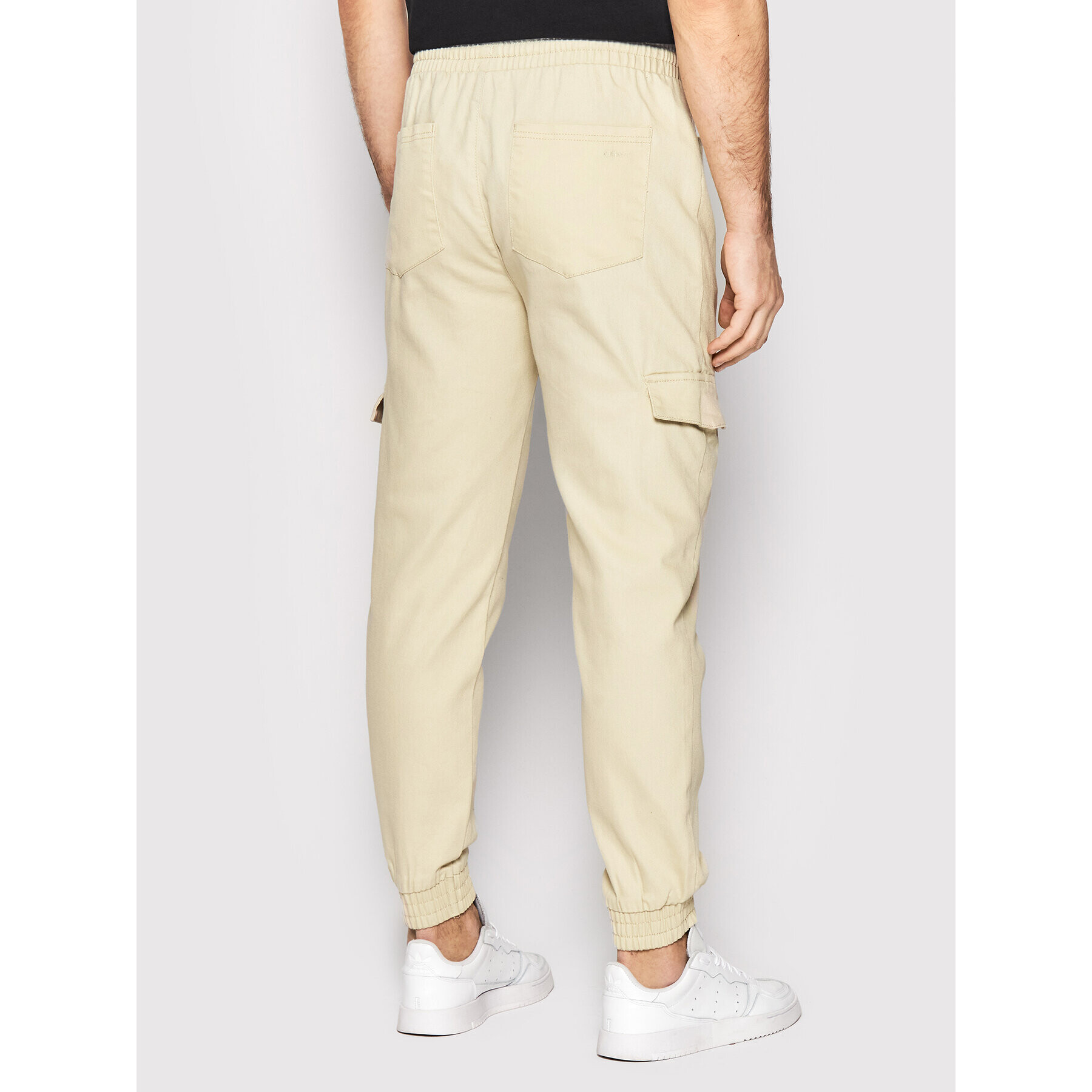 Outhorn Joggers SPMJ600 Bej Relaxed Fit - Pled.ro