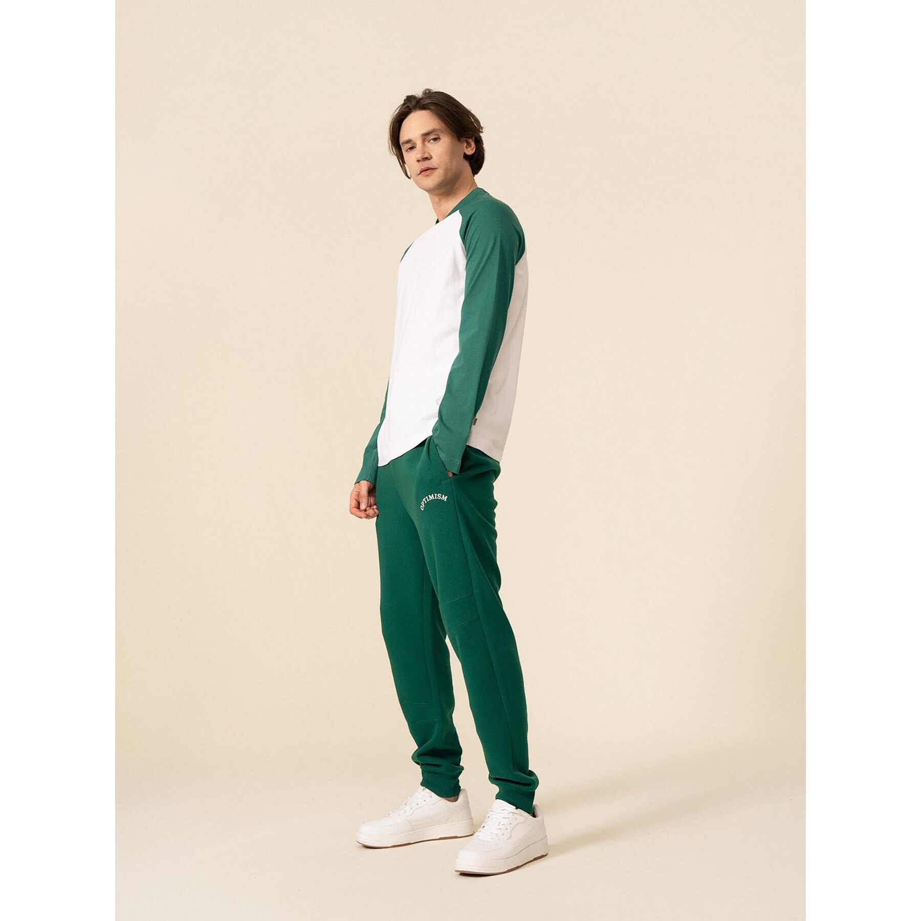 Outhorn Longsleeve OTHSS23TLONM071 Verde Regular Fit - Pled.ro