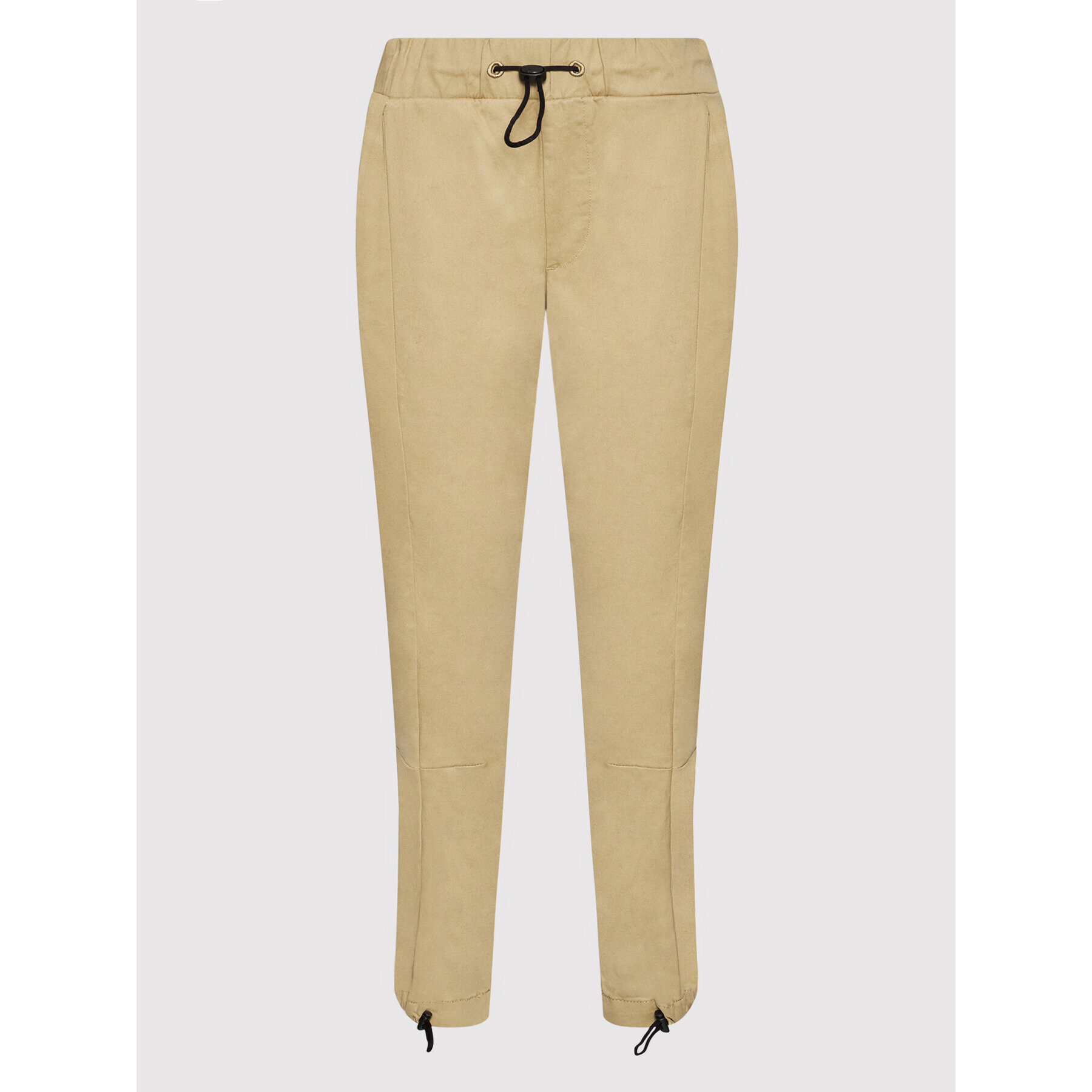 Outhorn Pantaloni din material SPDC601 Bej Relaxed Fit - Pled.ro