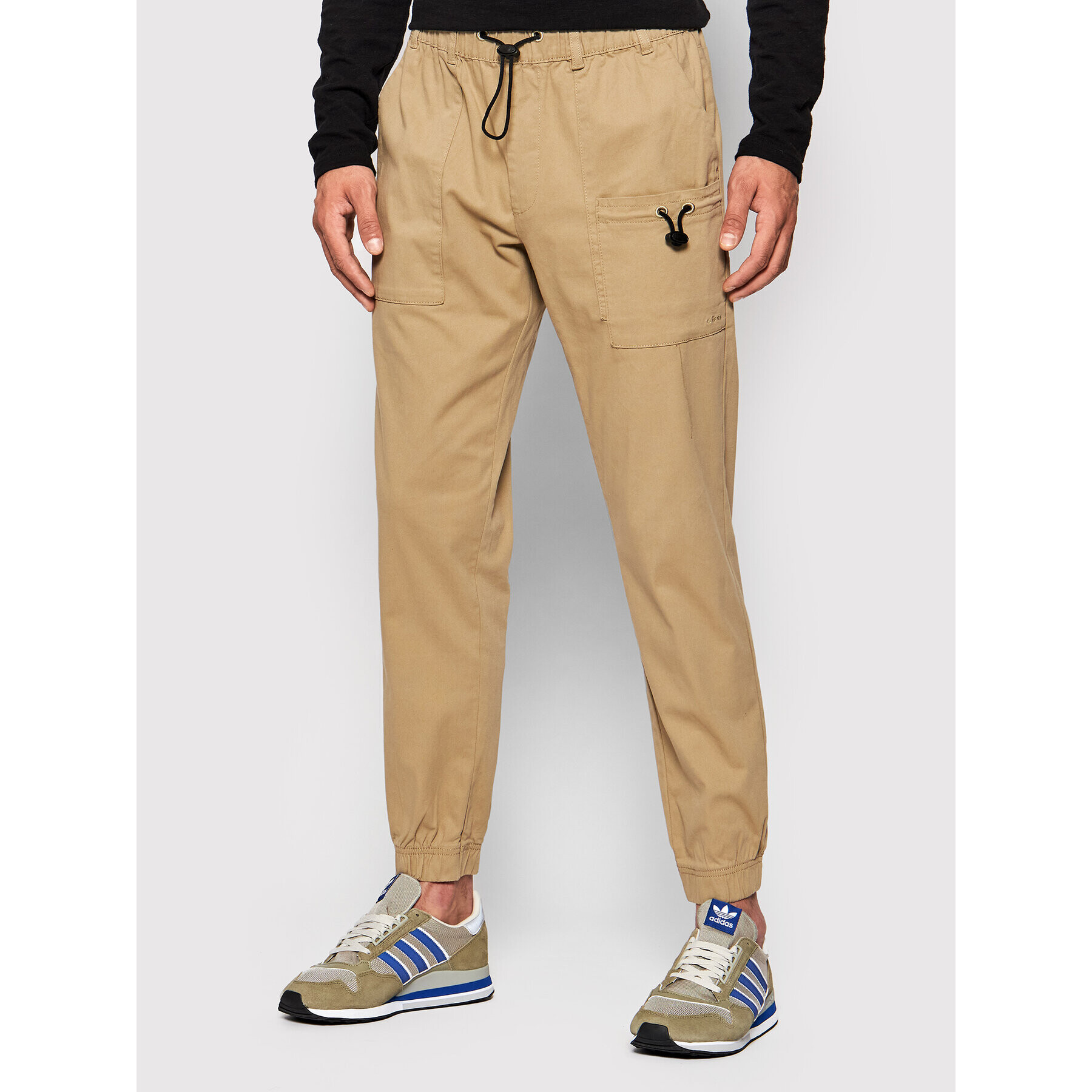 Outhorn Pantaloni din material SPMC601 Bej Regular Fit - Pled.ro