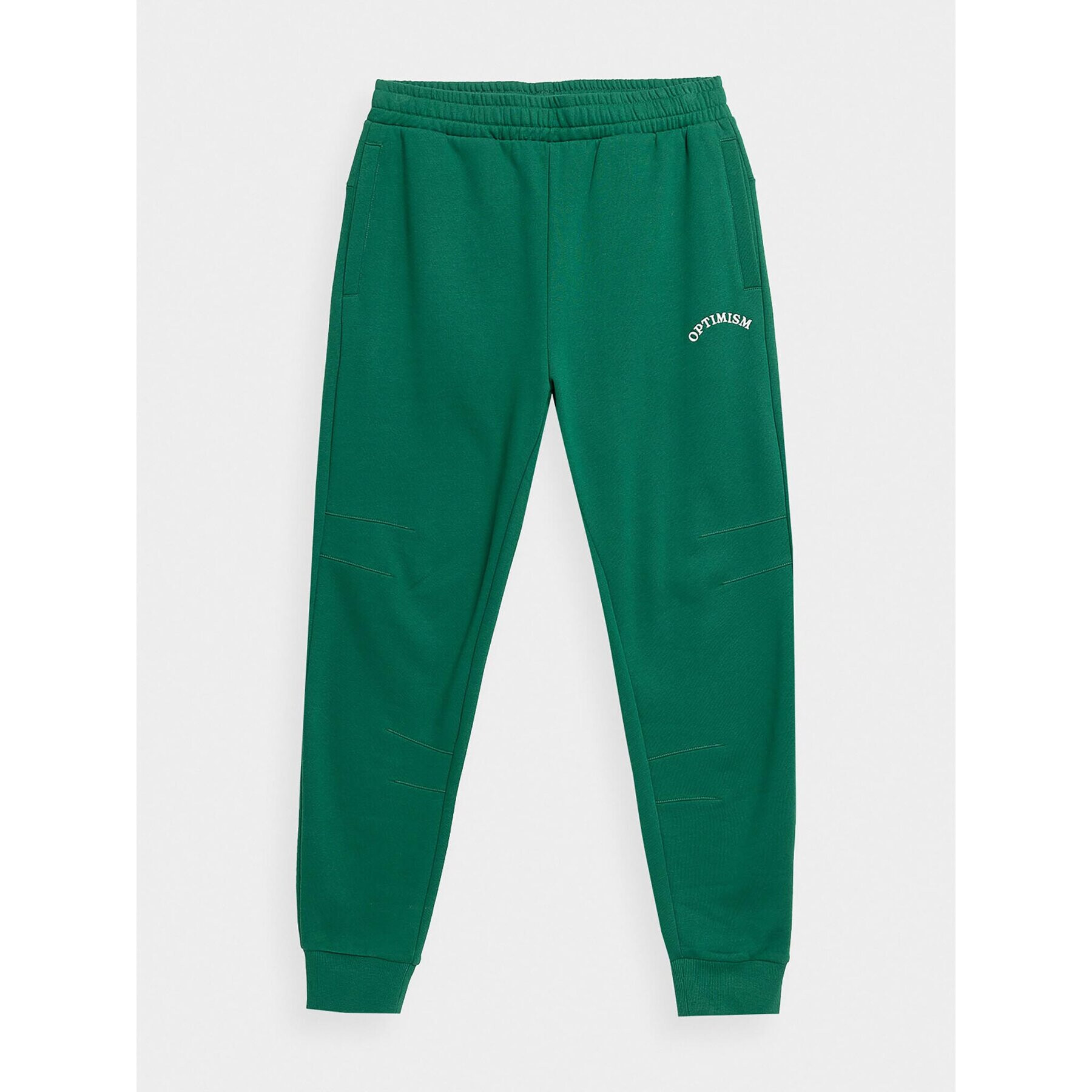 Outhorn Pantaloni trening OTHSS23TTROM189 Verde Regular Fit - Pled.ro