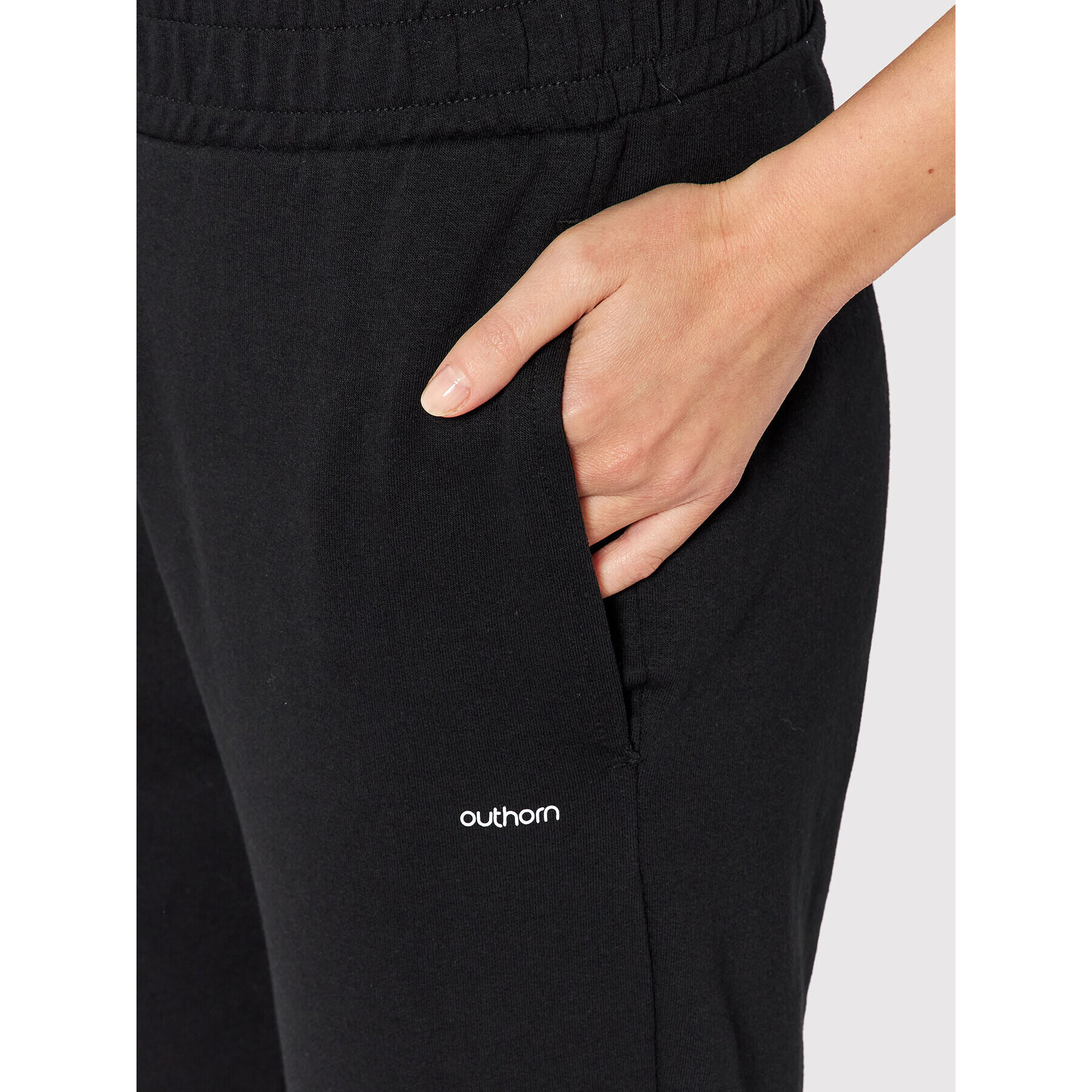 Outhorn Pantaloni trening SPDD600 Negru Regular Fit - Pled.ro