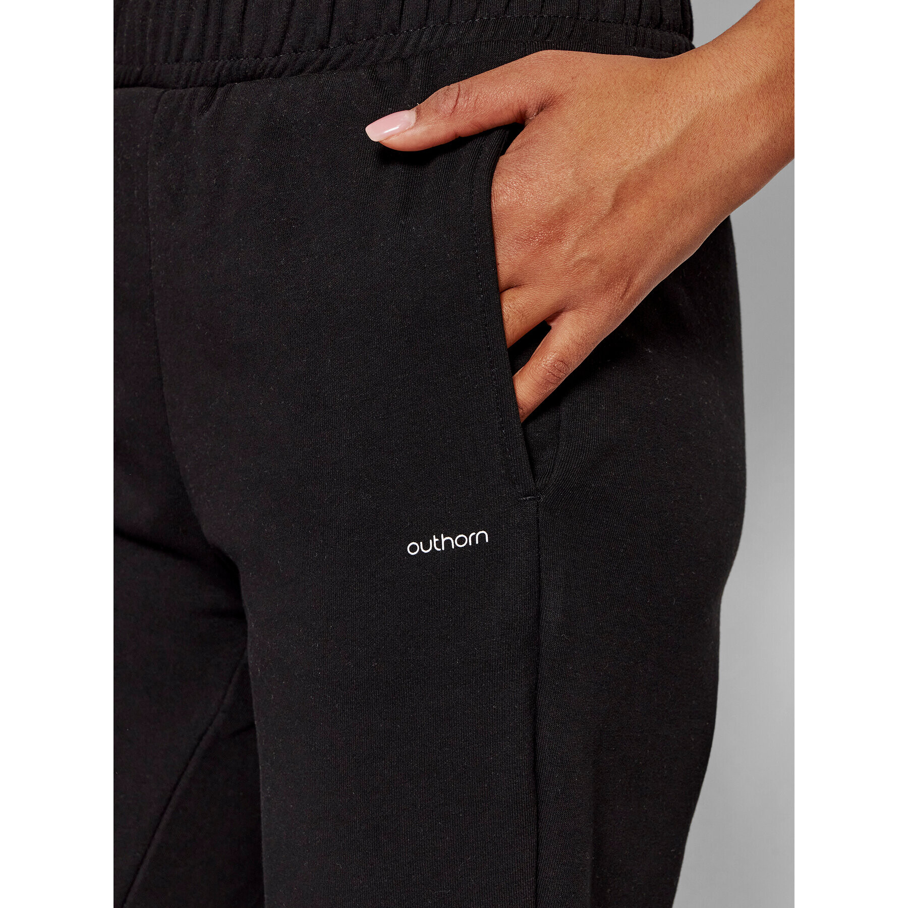 Outhorn Pantaloni trening SPDD600 Negru Regular Fit - Pled.ro