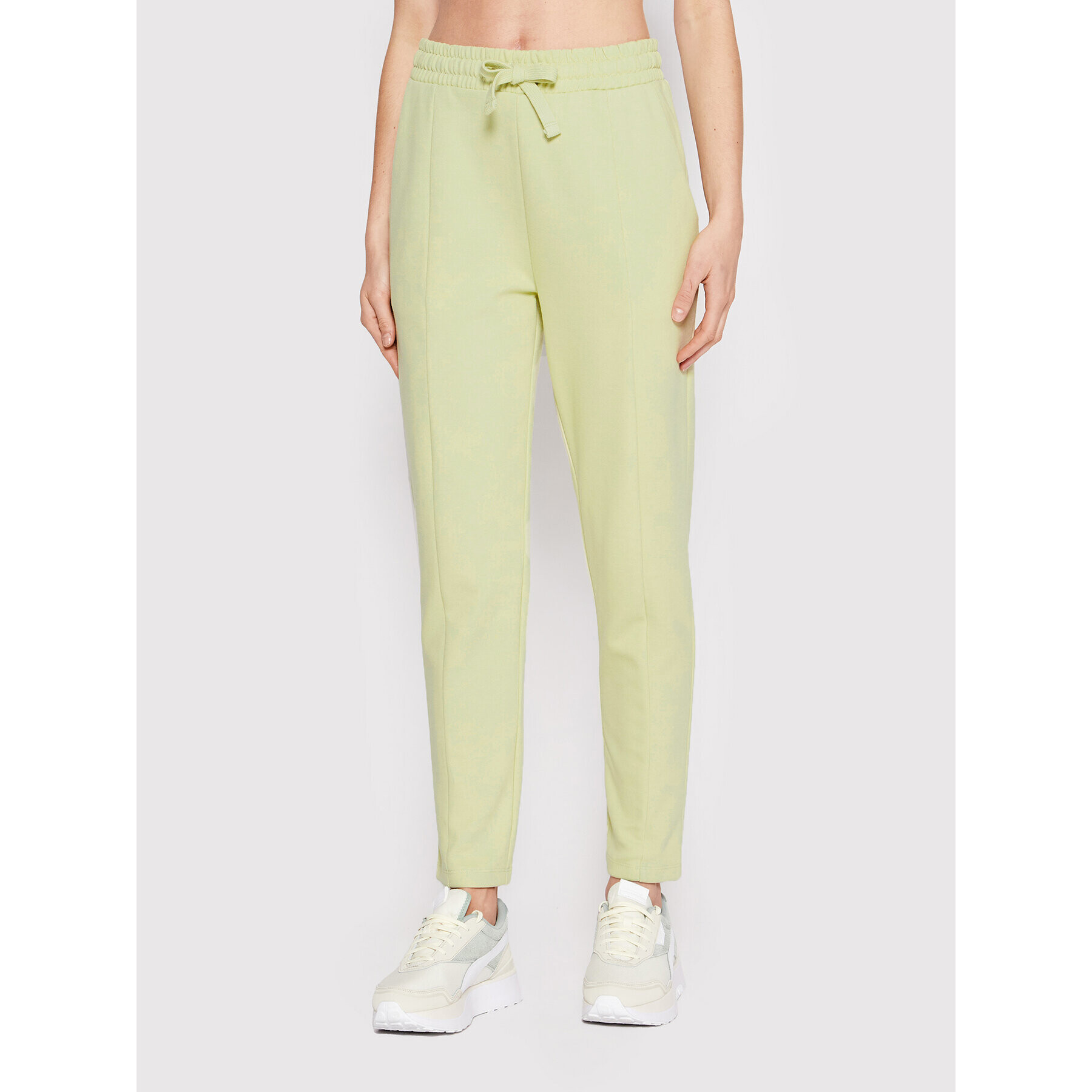 Outhorn Pantaloni trening SPDD603 Verde Relaxed Fit - Pled.ro