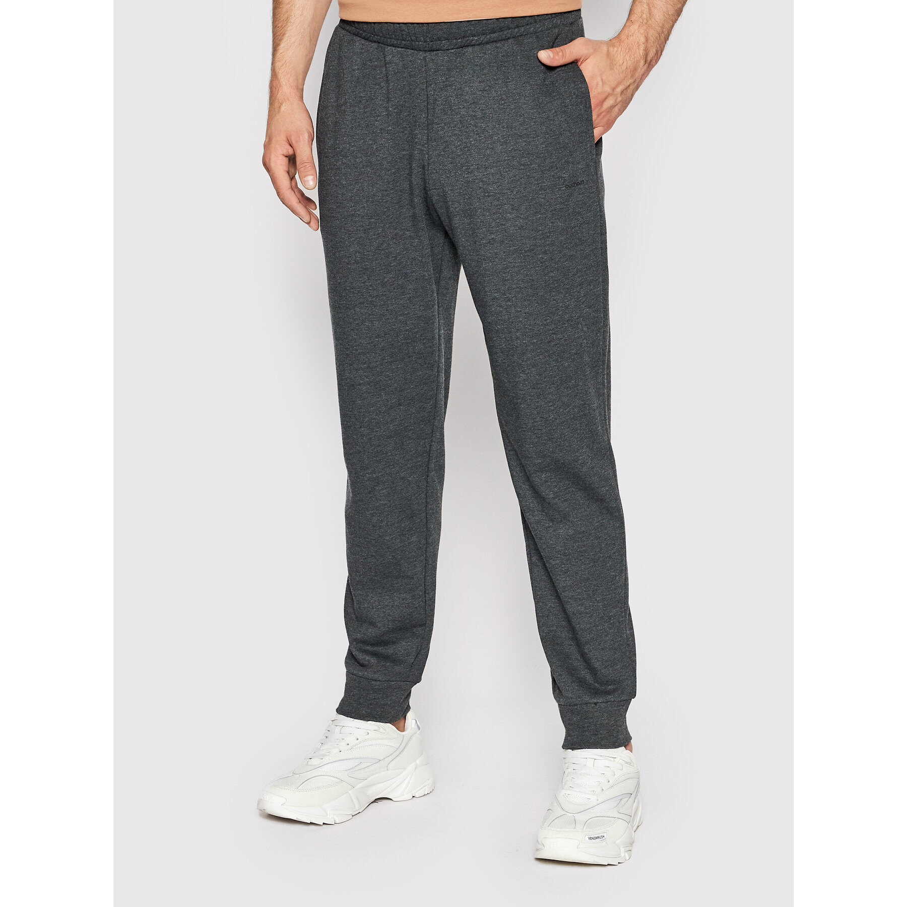 Outhorn Pantaloni trening SPMD600 Gri Regular Fit - Pled.ro