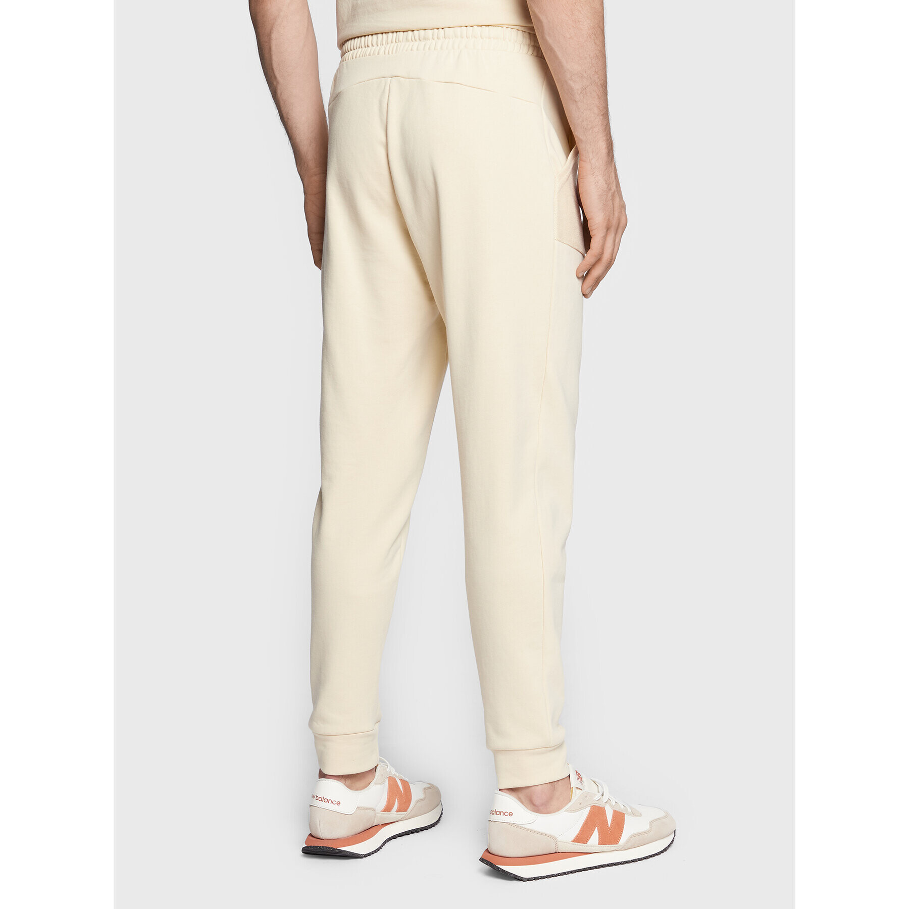 Outhorn Pantaloni trening TTROM036 Écru Regular Fit - Pled.ro