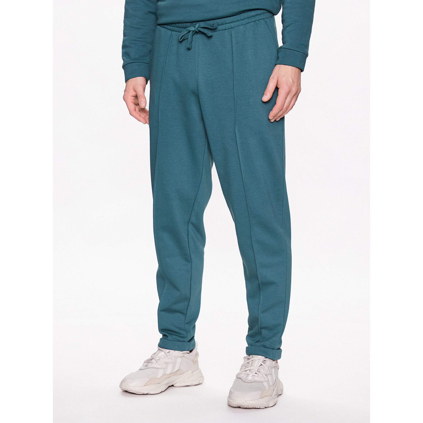 Outhorn Pantaloni trening TTROM195 Verde Regular Fit - Pled.ro