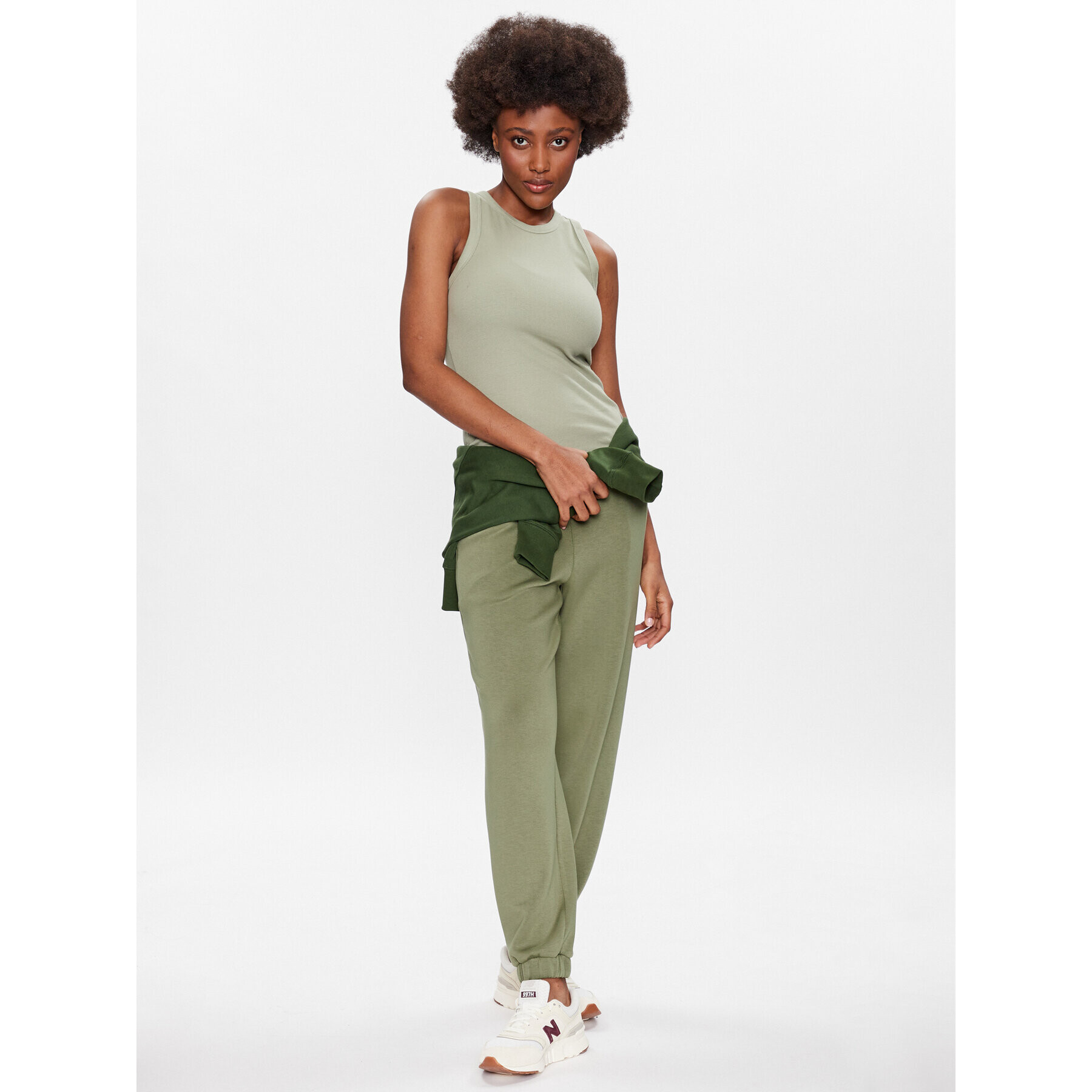 Outhorn Top TSLEF004 Verde Regular Fit - Pled.ro