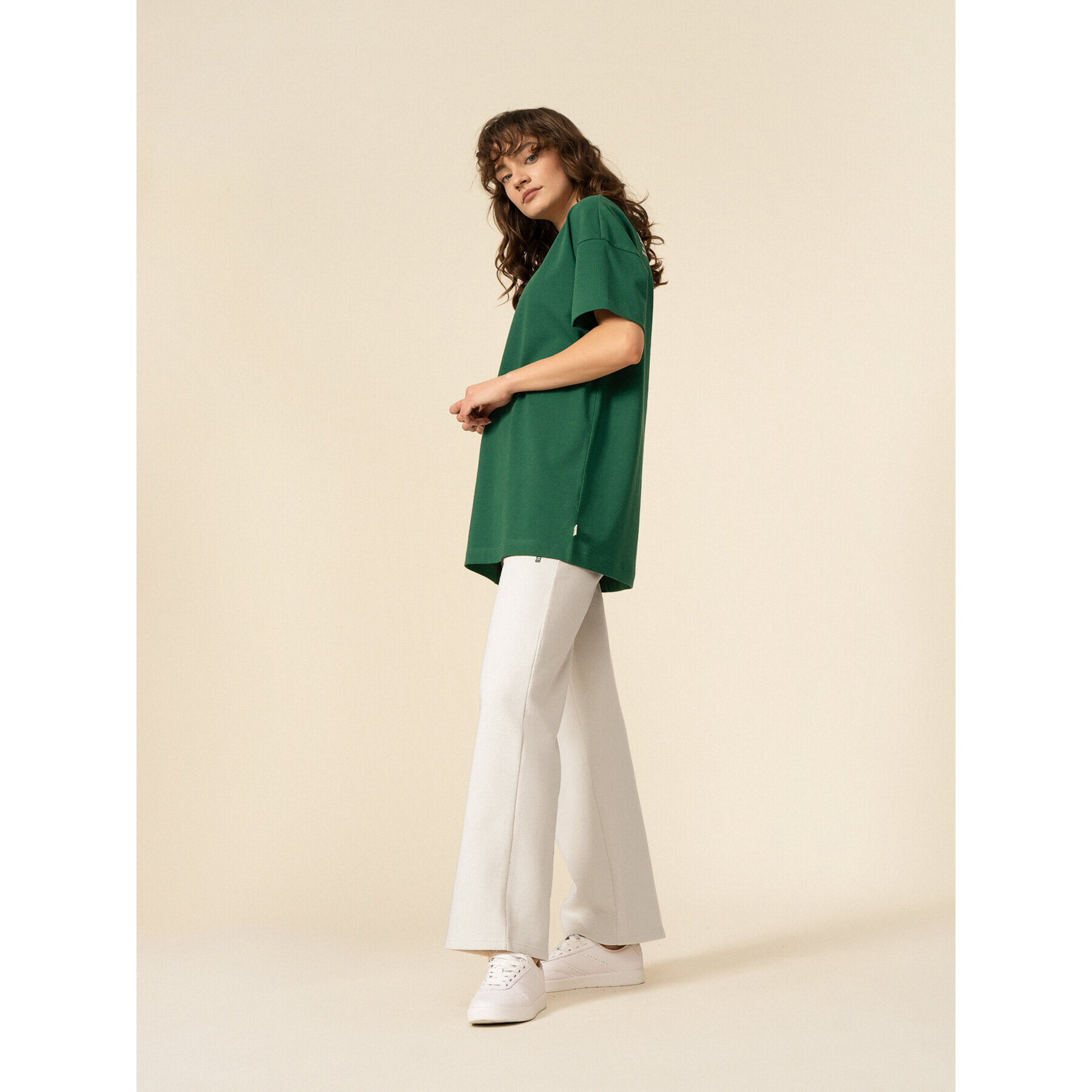 Outhorn Tricou OTHSS23TTSHF417 Verde Oversize - Pled.ro