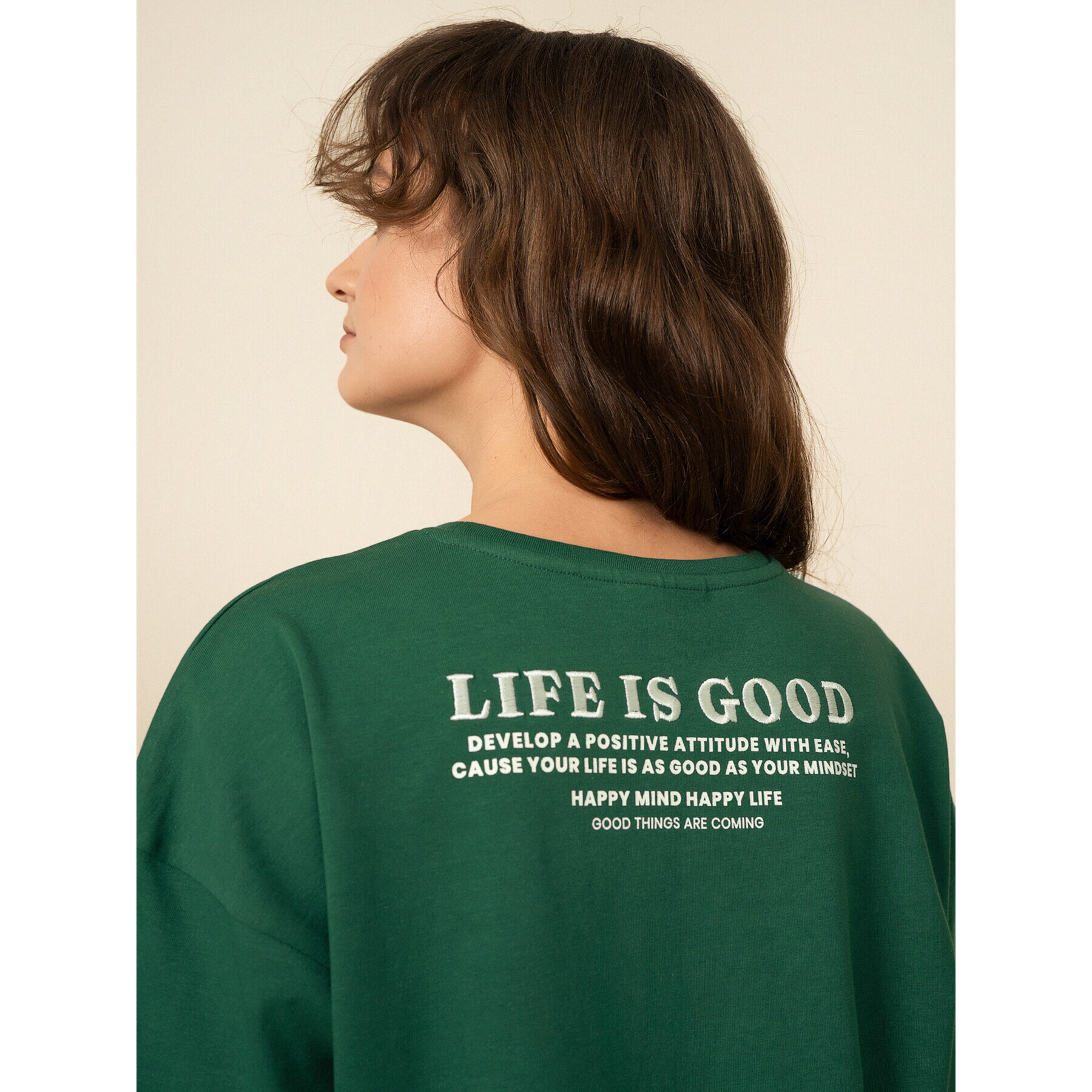 Outhorn Tricou OTHSS23TTSHF417 Verde Oversize - Pled.ro