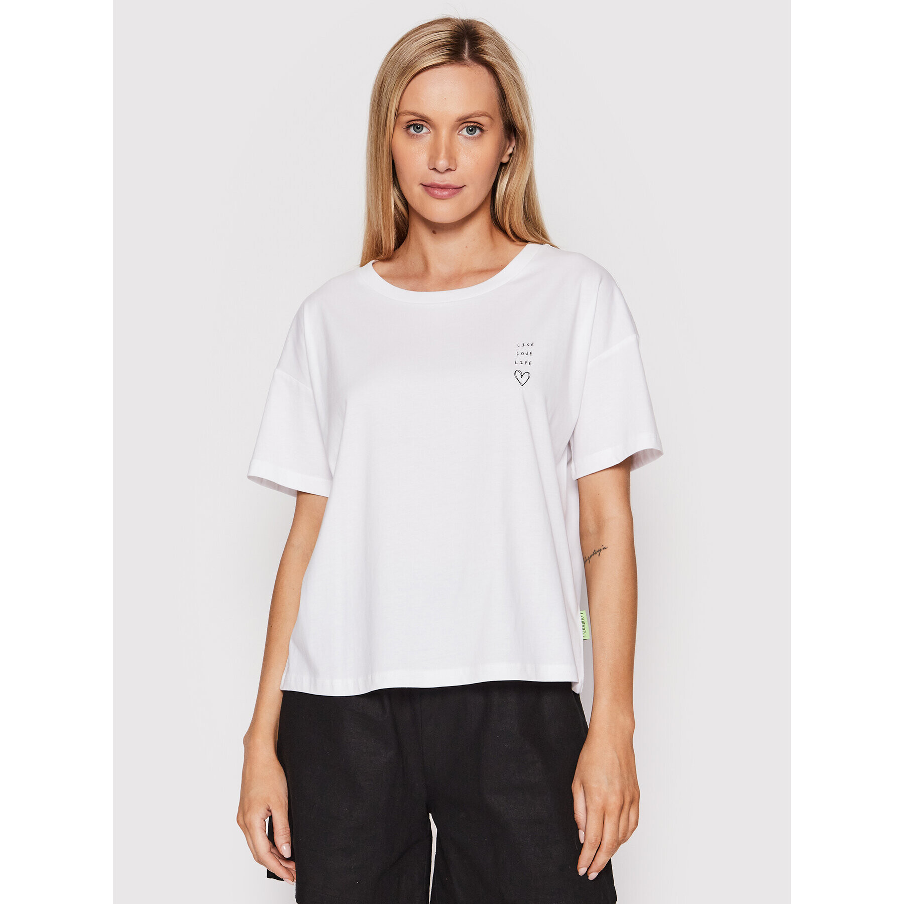 Outhorn Tricou TSD606 Alb Oversize - Pled.ro