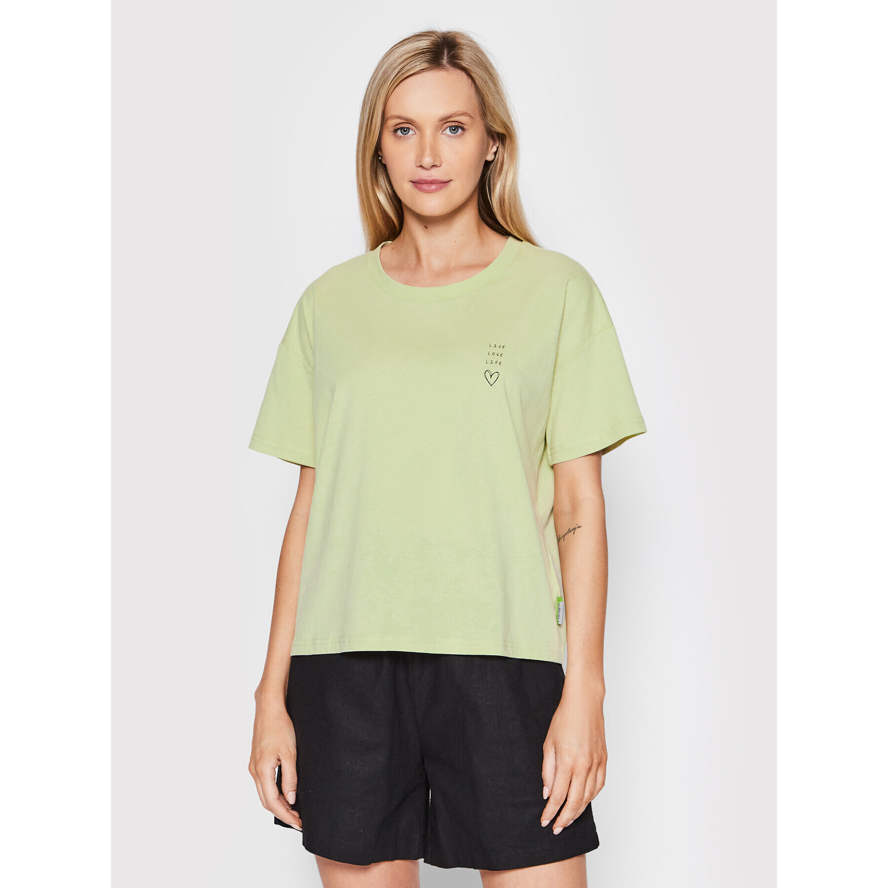 Outhorn Tricou TSD606 Verde Oversize - Pled.ro