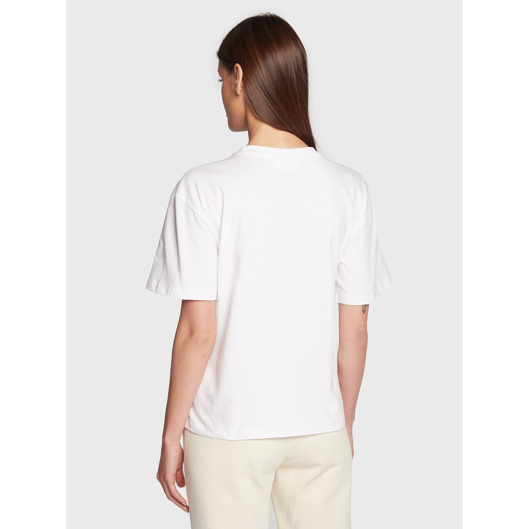 Outhorn Tricou TTSHF094 Alb Relaxed Fit - Pled.ro