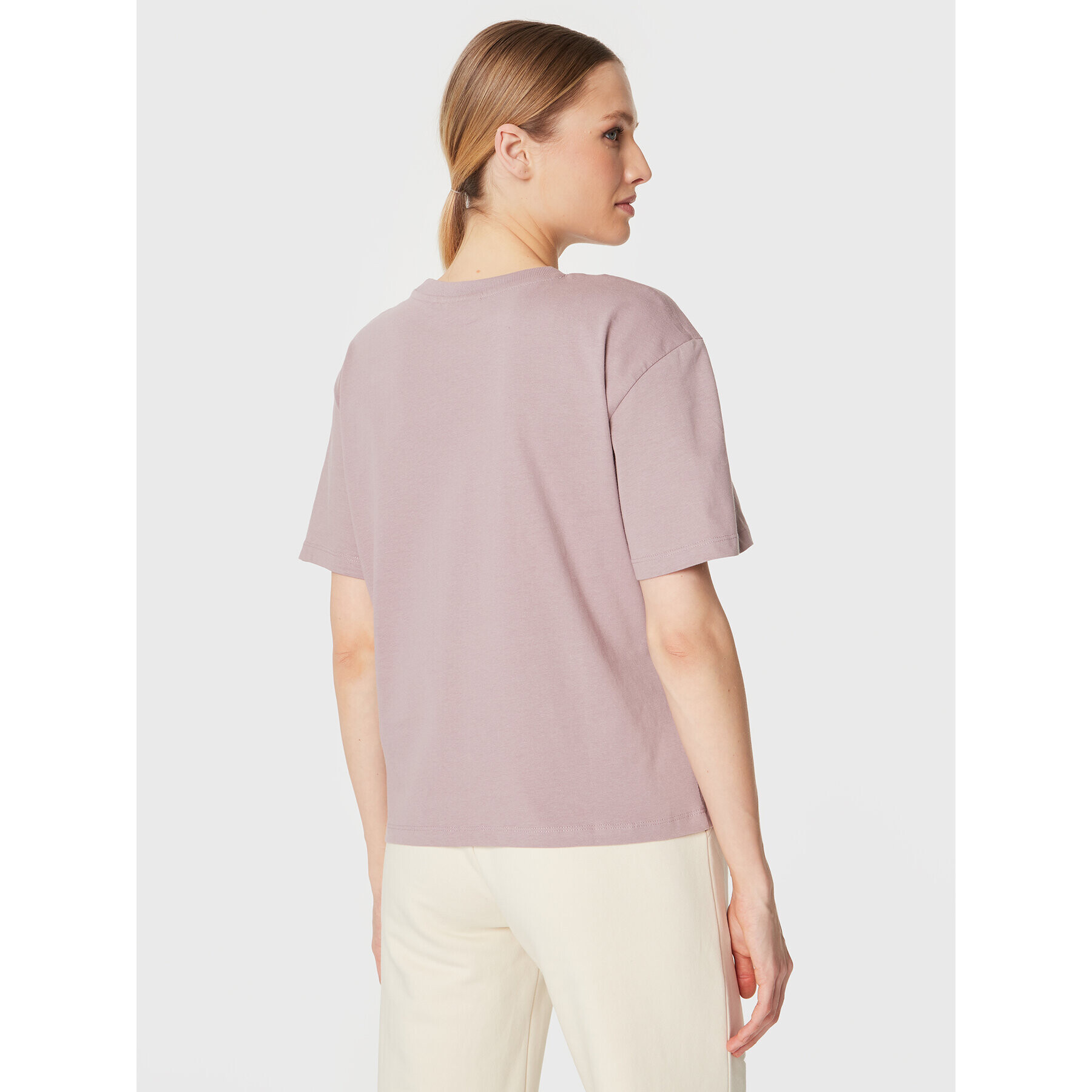 Outhorn Tricou TTSHF094 Violet Relaxed Fit - Pled.ro