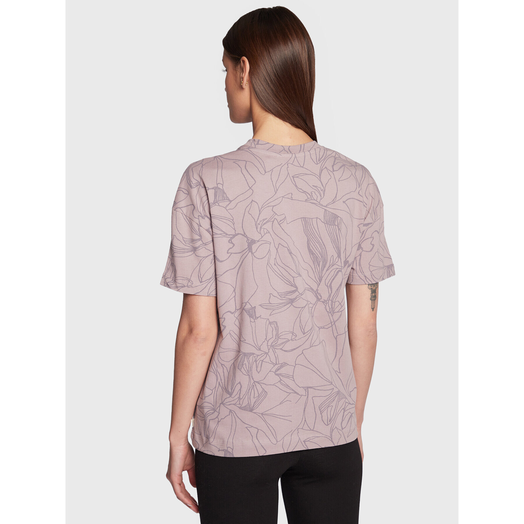 Outhorn Tricou TTSHF095 Violet Oversize - Pled.ro