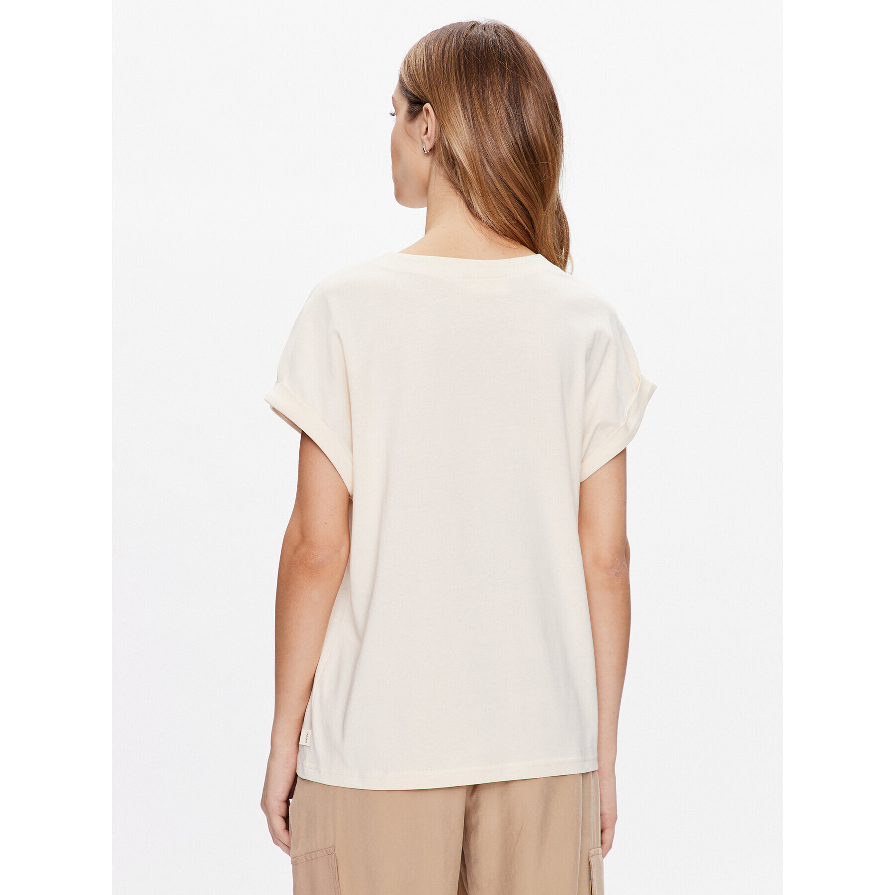 Outhorn Tricou TTSHF426 Écru Regular Fit - Pled.ro