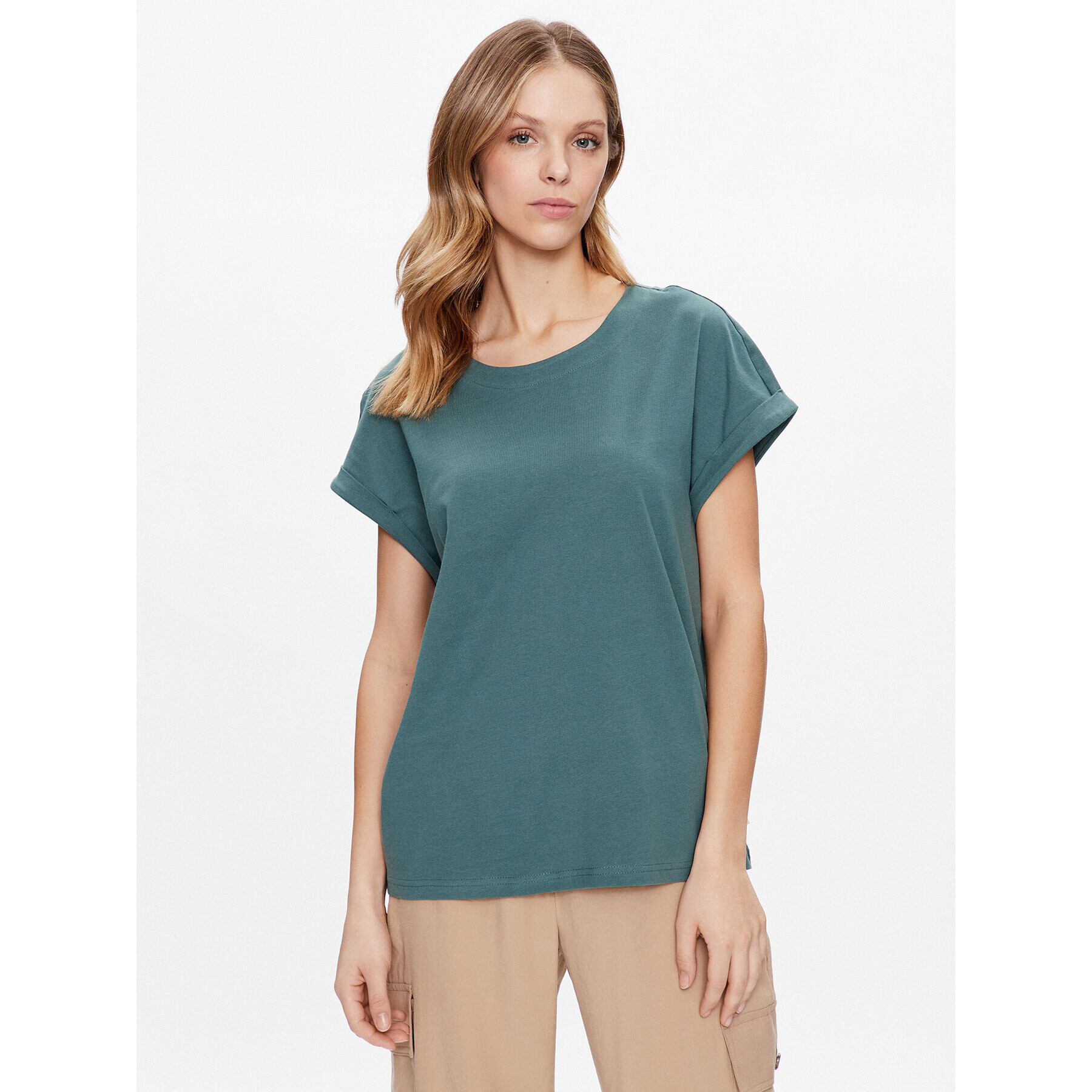 Outhorn Tricou TTSHF426 Verde Regular Fit - Pled.ro