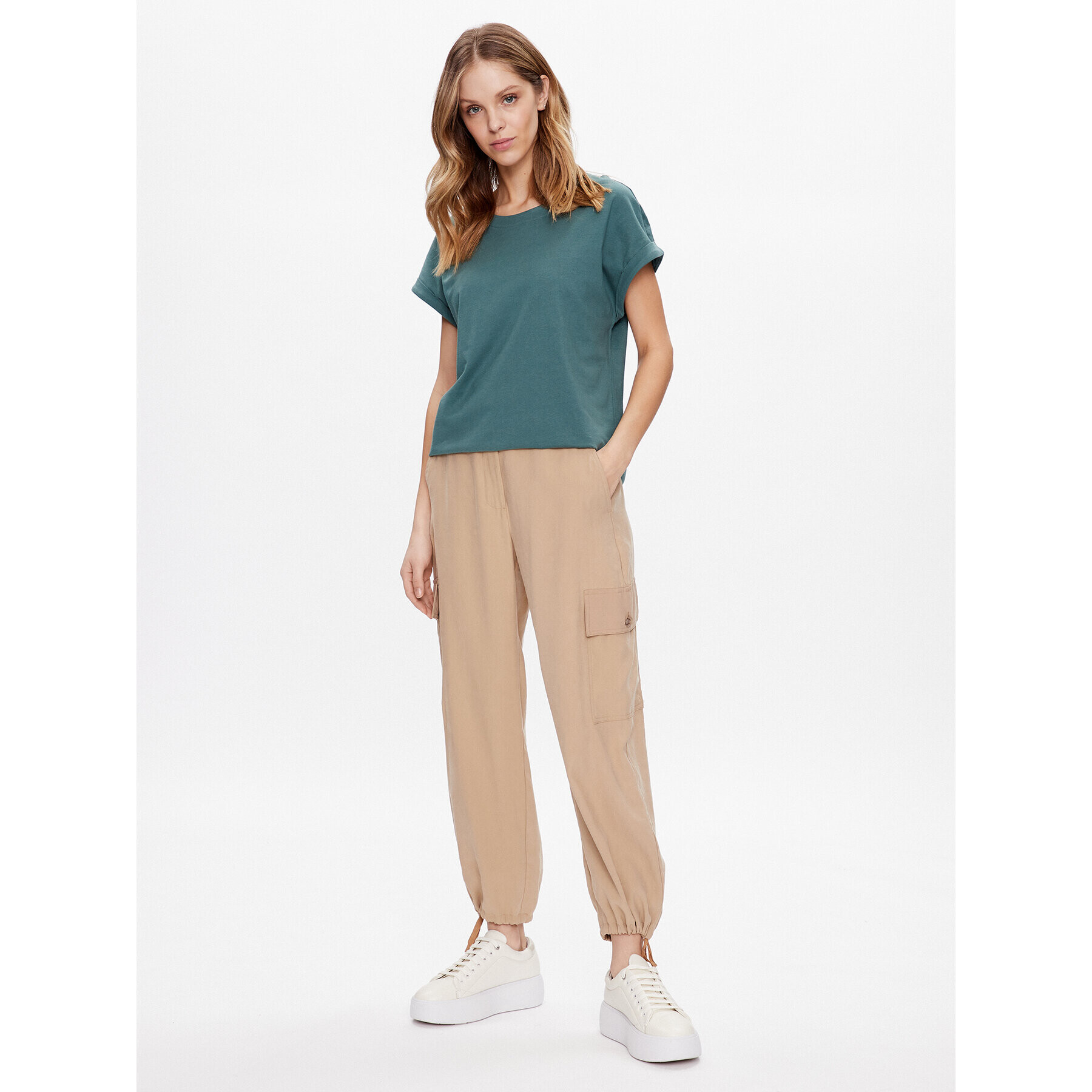 Outhorn Tricou TTSHF426 Verde Regular Fit - Pled.ro