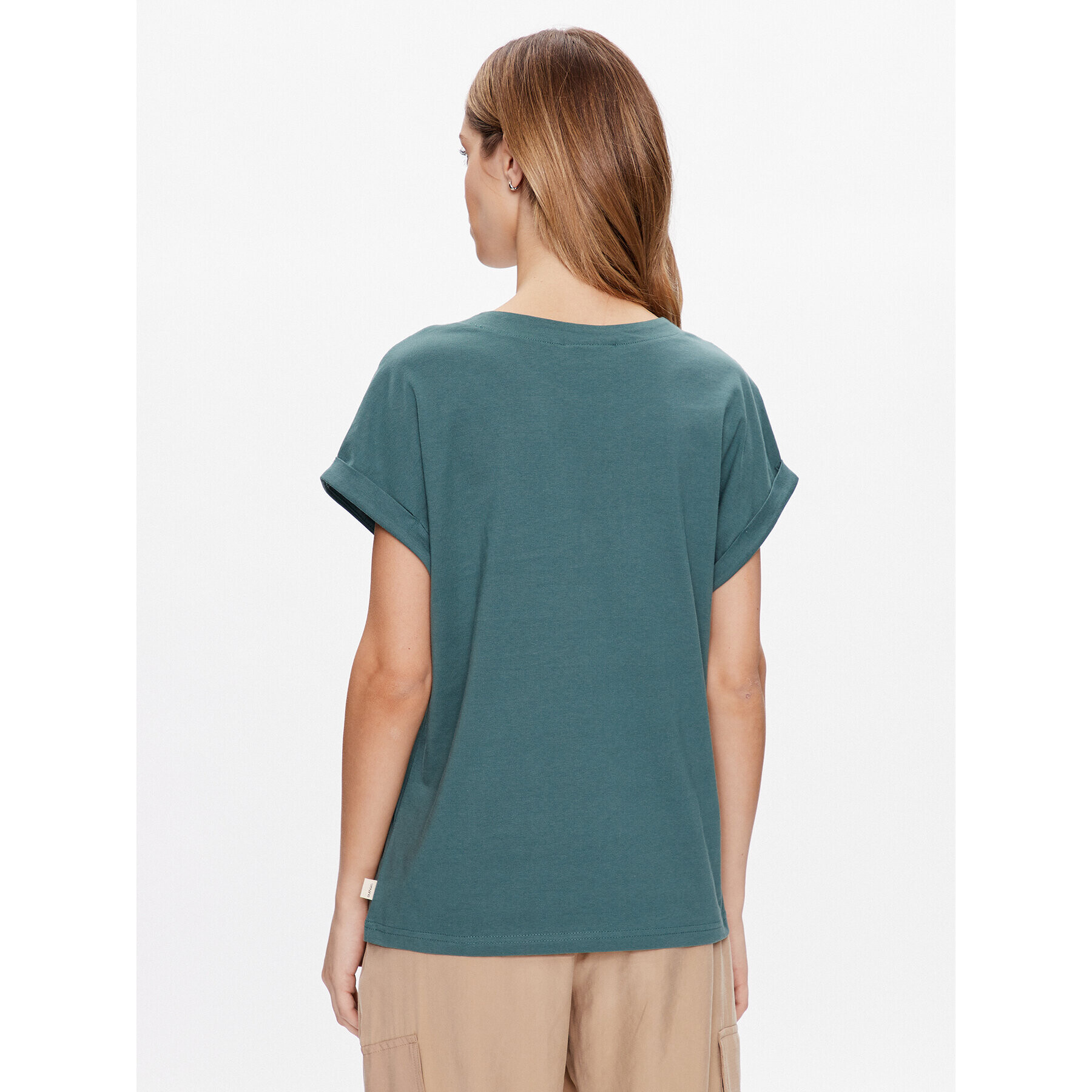 Outhorn Tricou TTSHF426 Verde Regular Fit - Pled.ro