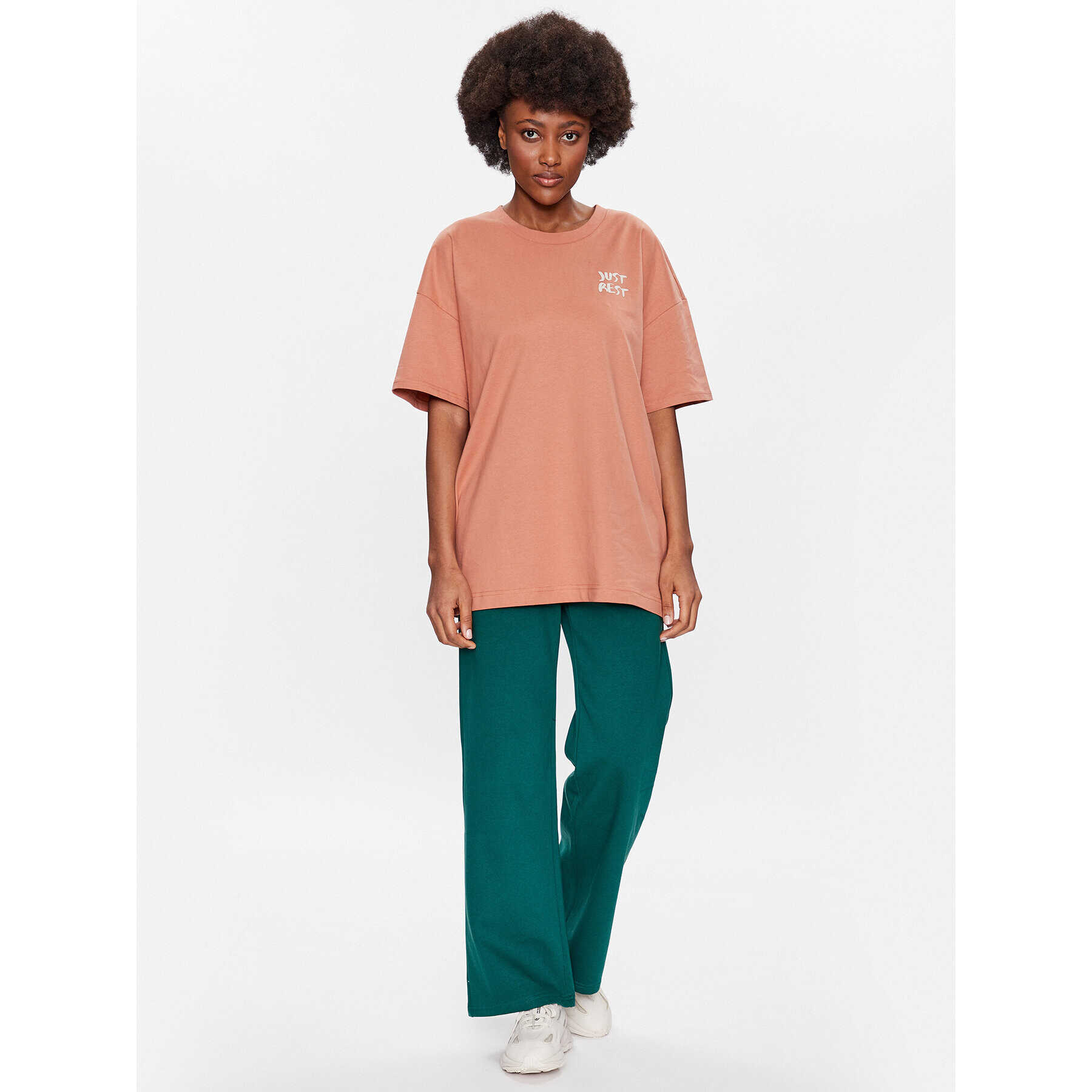 Outhorn Tricou TTSHF436 Portocaliu Relaxed Fit - Pled.ro