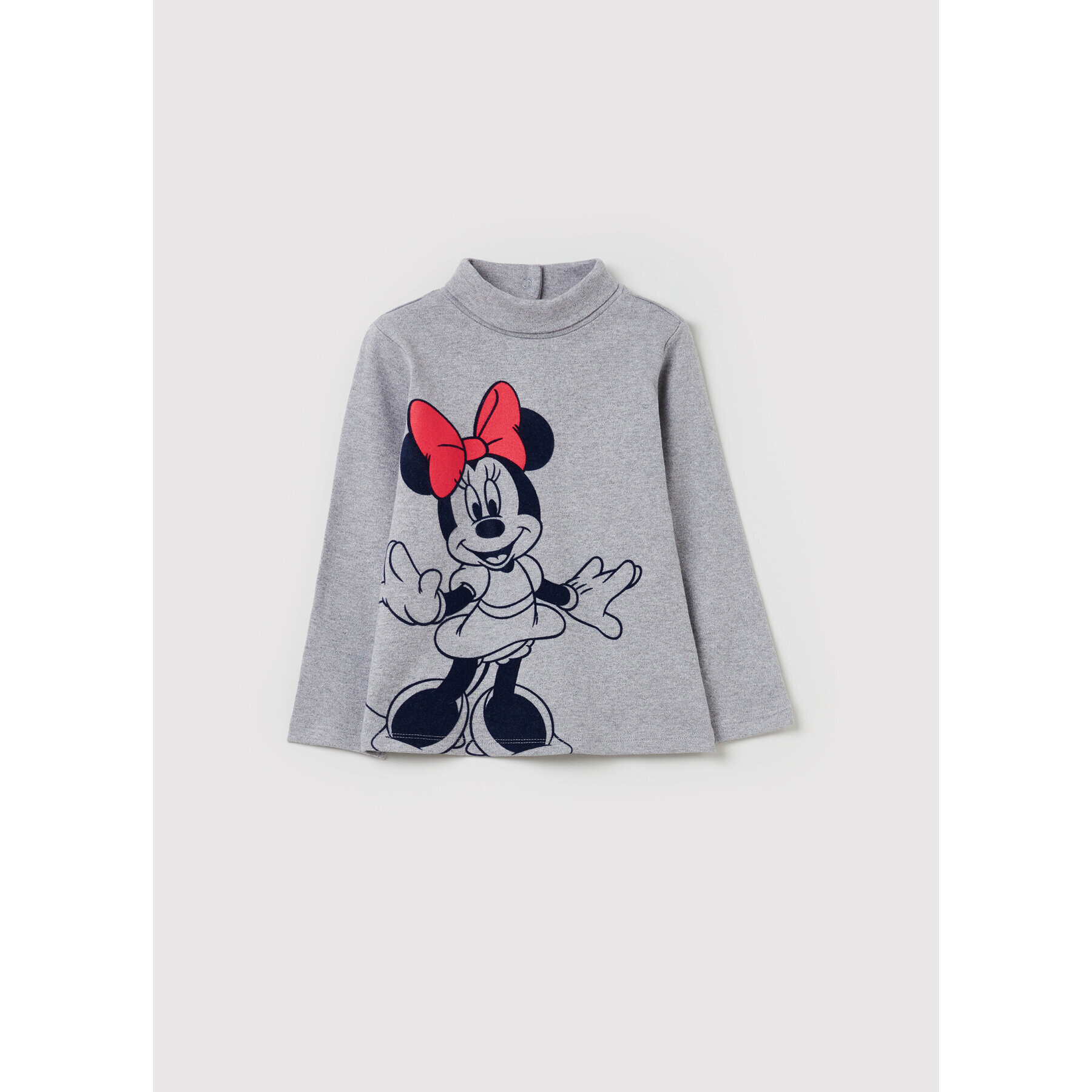 OVS Bluză cu gât DISNEY 1349141 Gri Regular Fit - Pled.ro