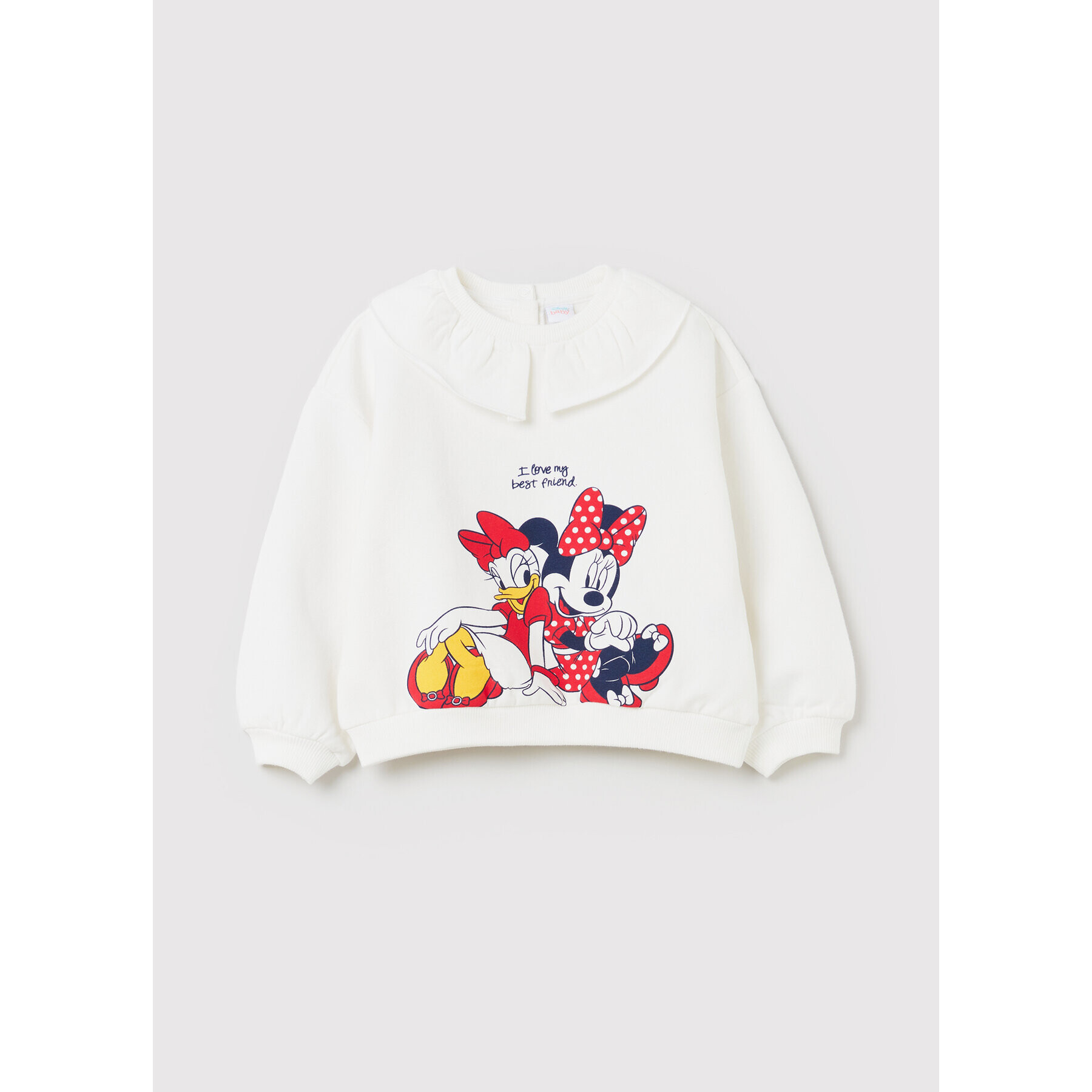 OVS Bluză MICKEY & FRIENDS 1349118 Alb Relaxed Fit - Pled.ro