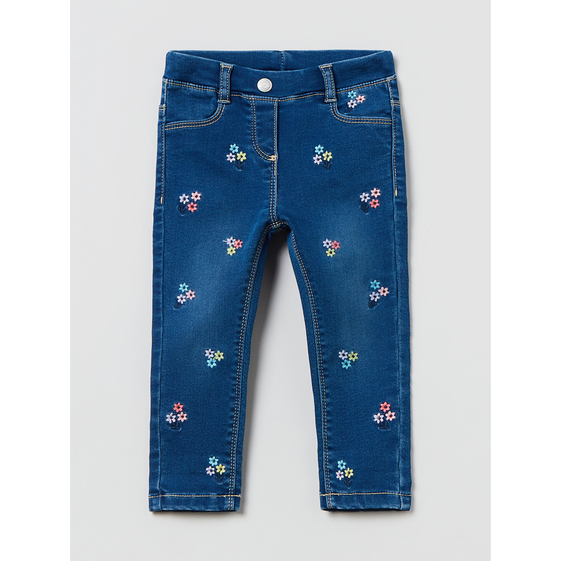 OVS Jeggings DISNEY 1831356 Bleumarin Slim Fit - Pled.ro