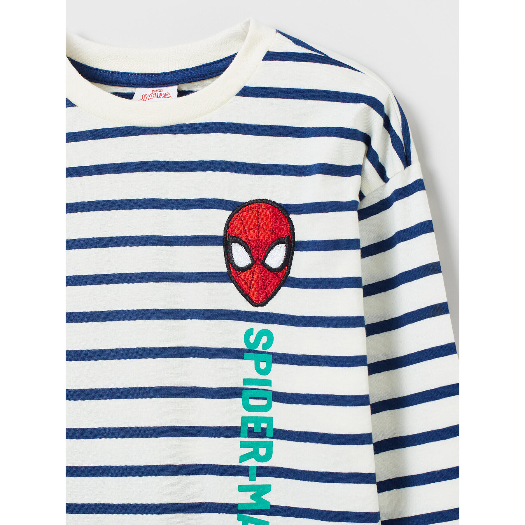 OVS Pijama SPIDER-MAN 1599598 Alb Regular Fit - Pled.ro