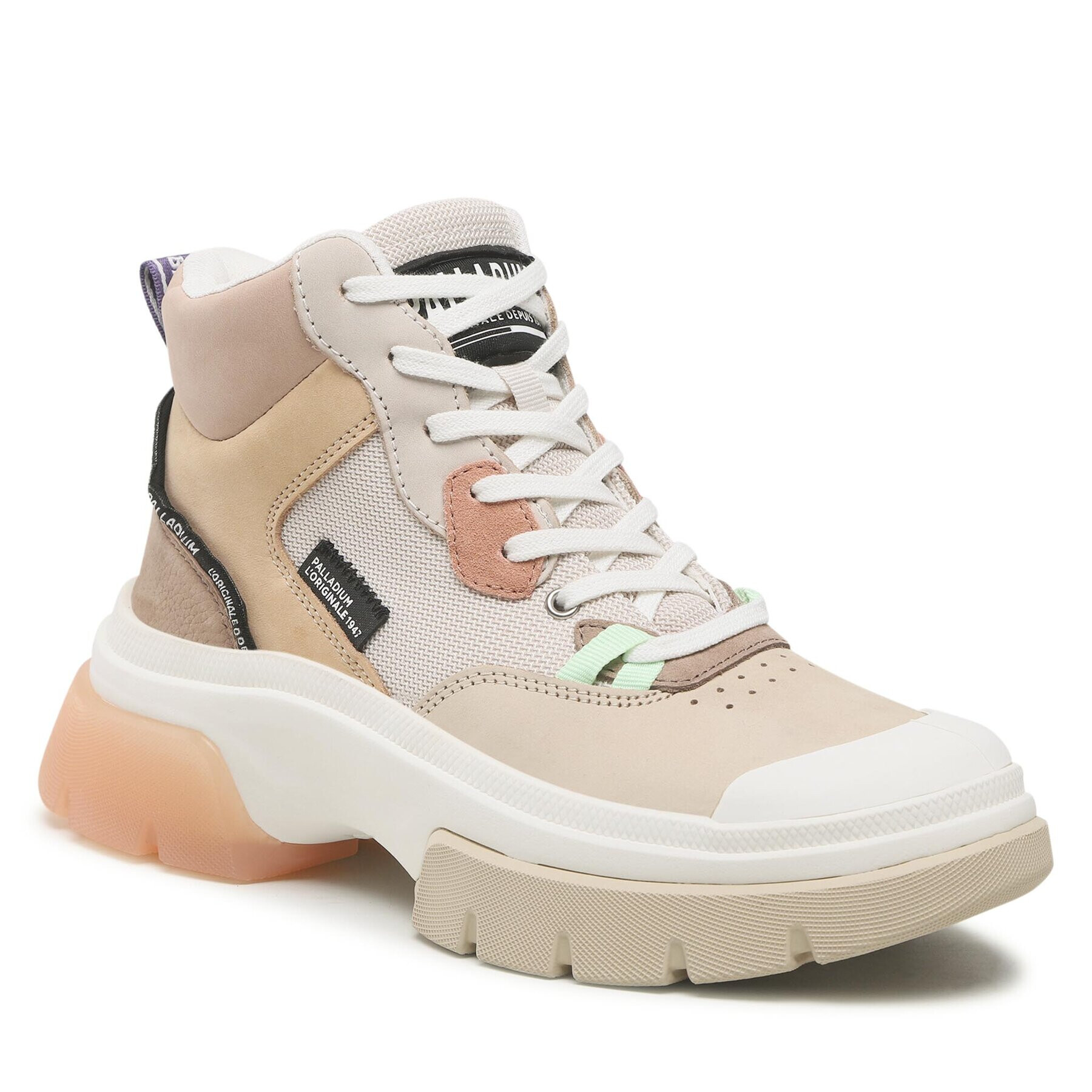 Palladium Sneakers Pallawave Cuff 97999-289-M Bej - Pled.ro