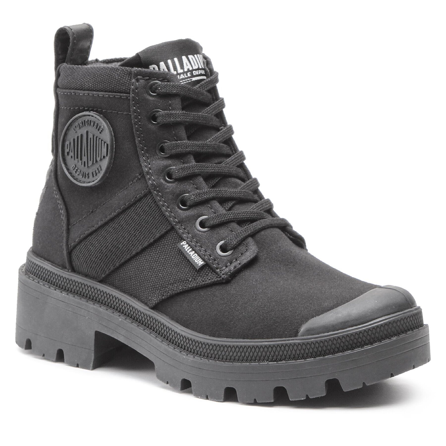 Palladium Trappers Pallabase Hi Army 98582-008-M Negru - Pled.ro