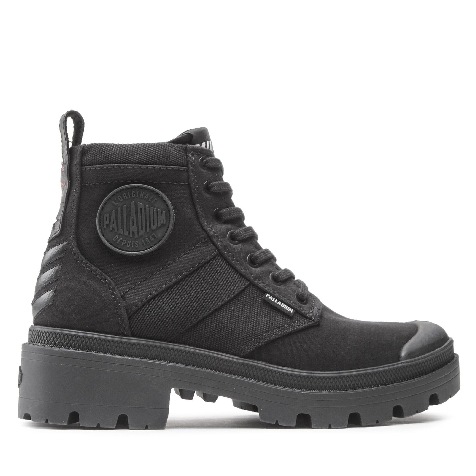 Palladium Trappers Pallabase Hi Army 98582-008-M Negru - Pled.ro