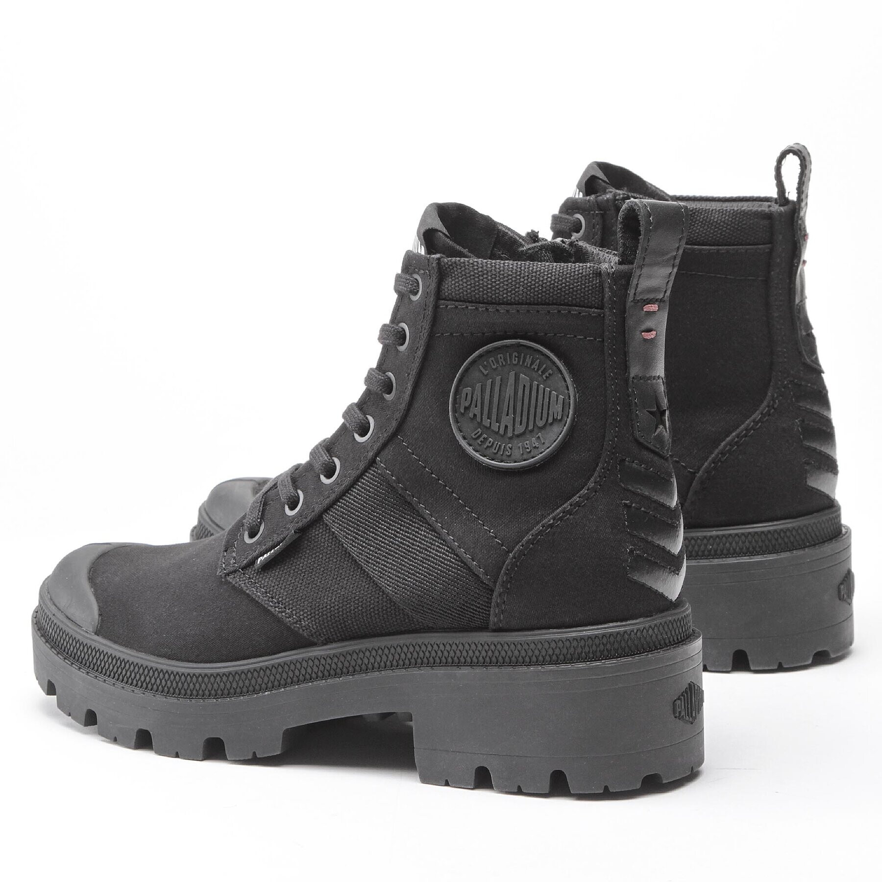 Palladium Trappers Pallabase Hi Army 98582-008-M Negru - Pled.ro