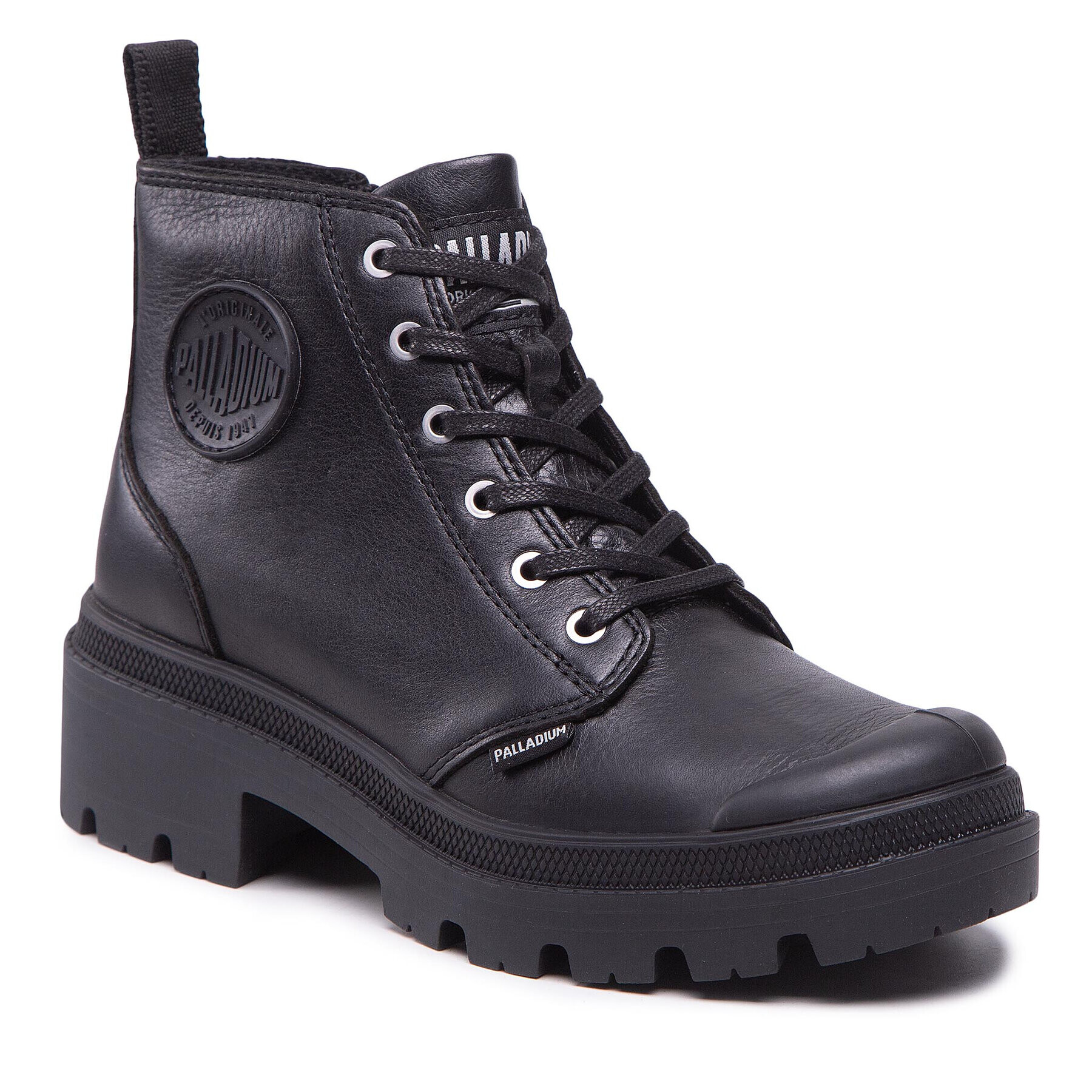 Palladium Trappers Pallabase Leather 96905-001-M Negru - Pled.ro