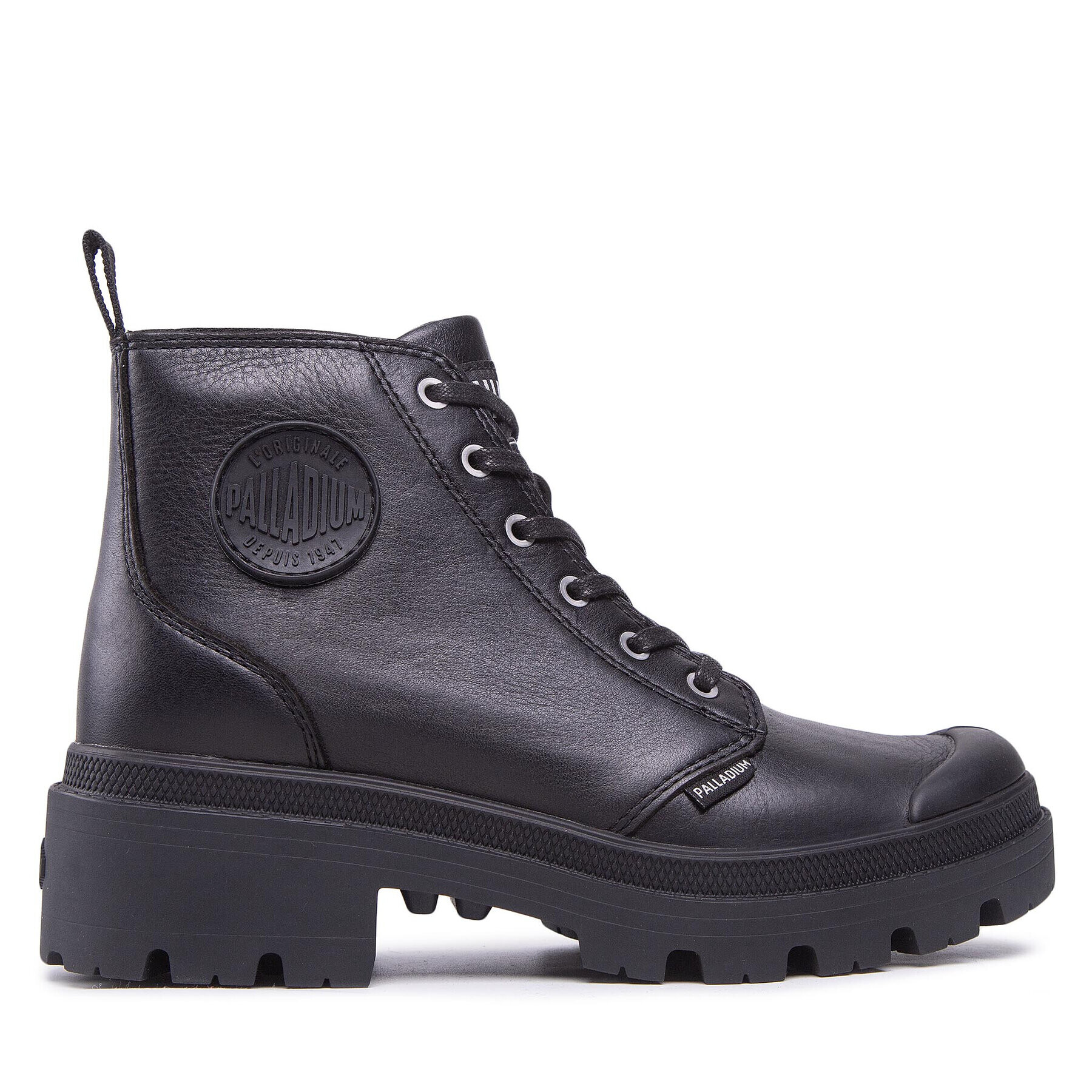 Palladium Trappers Pallabase Leather 96905-001-M Negru - Pled.ro