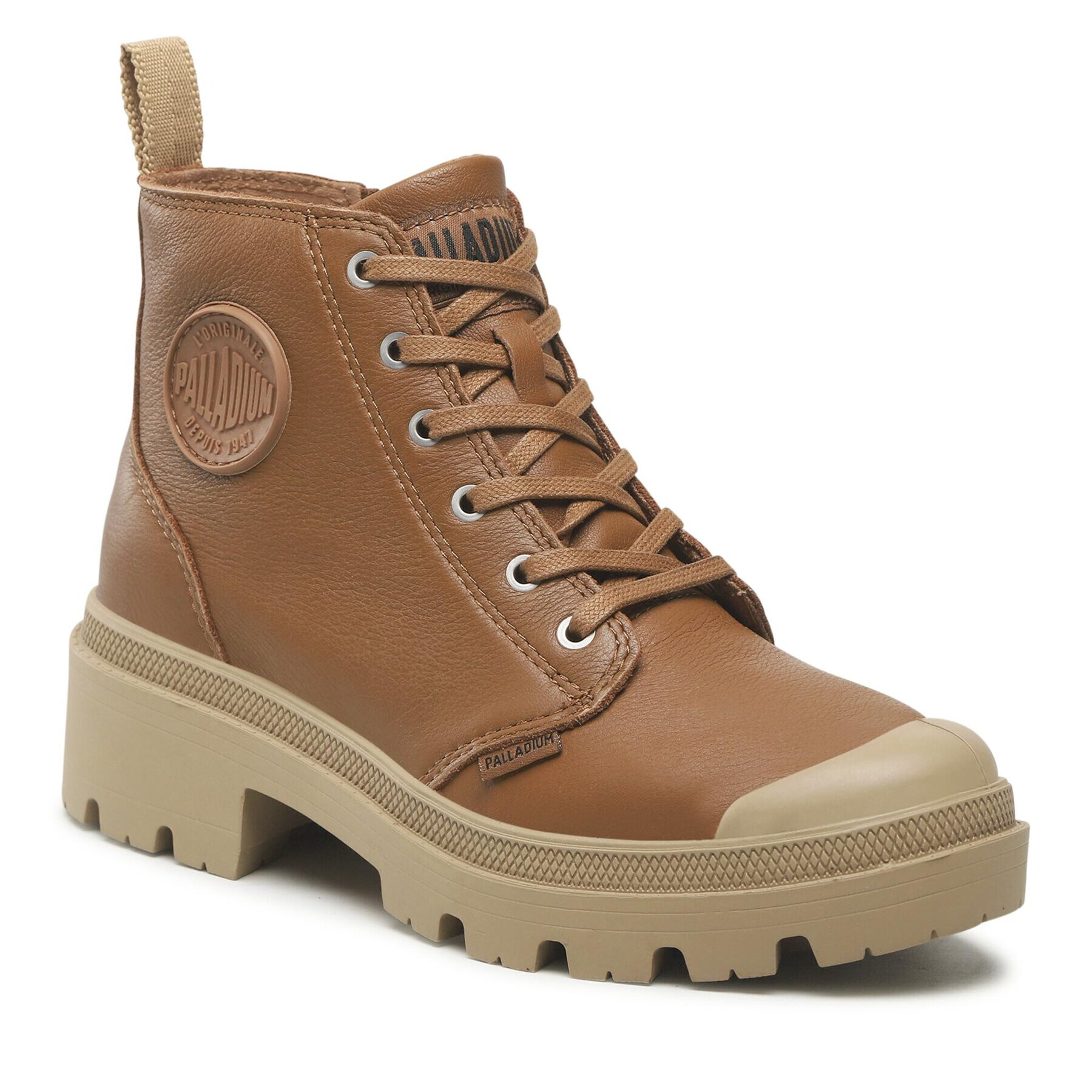 Palladium Trappers Pallabase Leather 96905-252-M Maro - Pled.ro