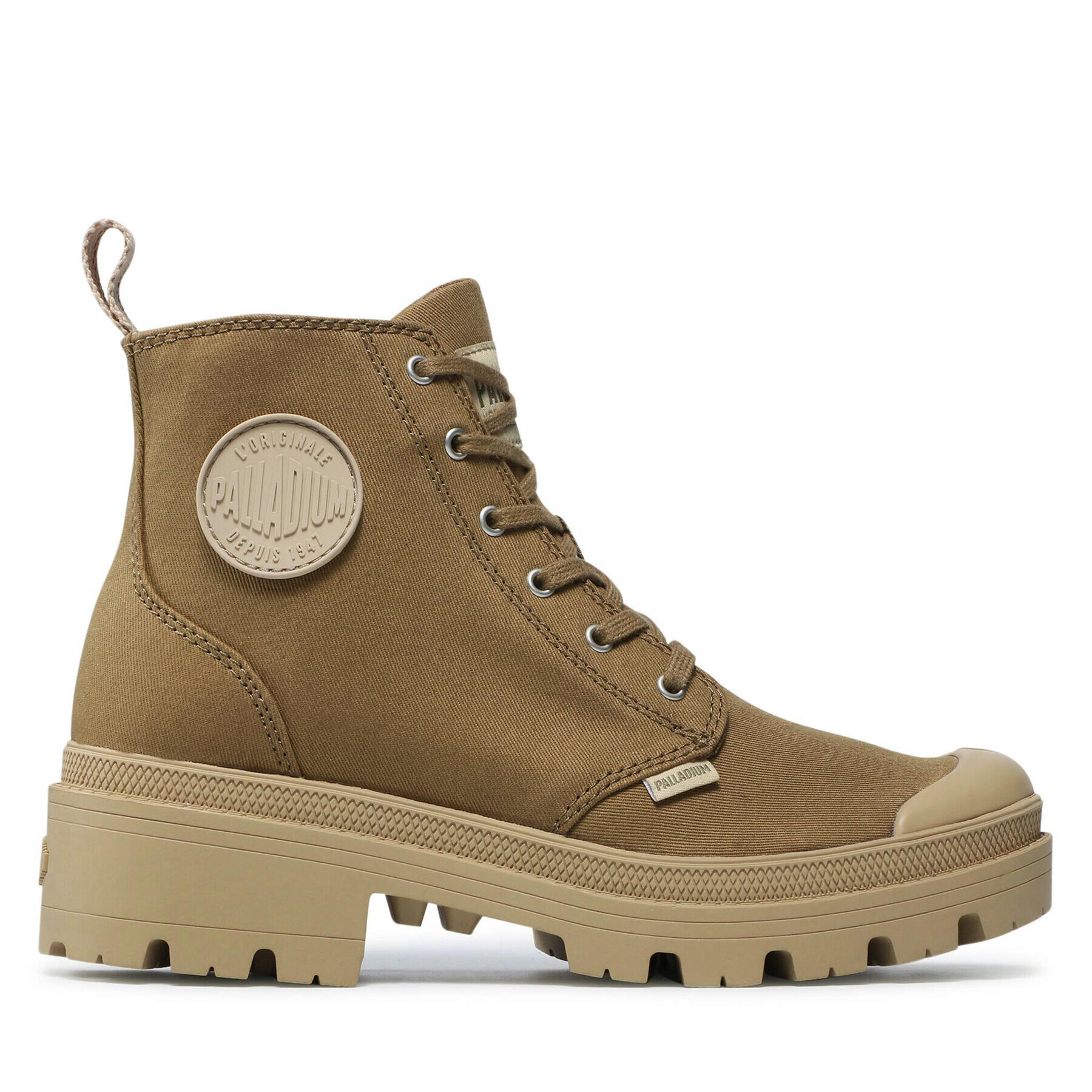 Palladium Trappers Pallabase Twill 96907-204-M Verde - Pled.ro