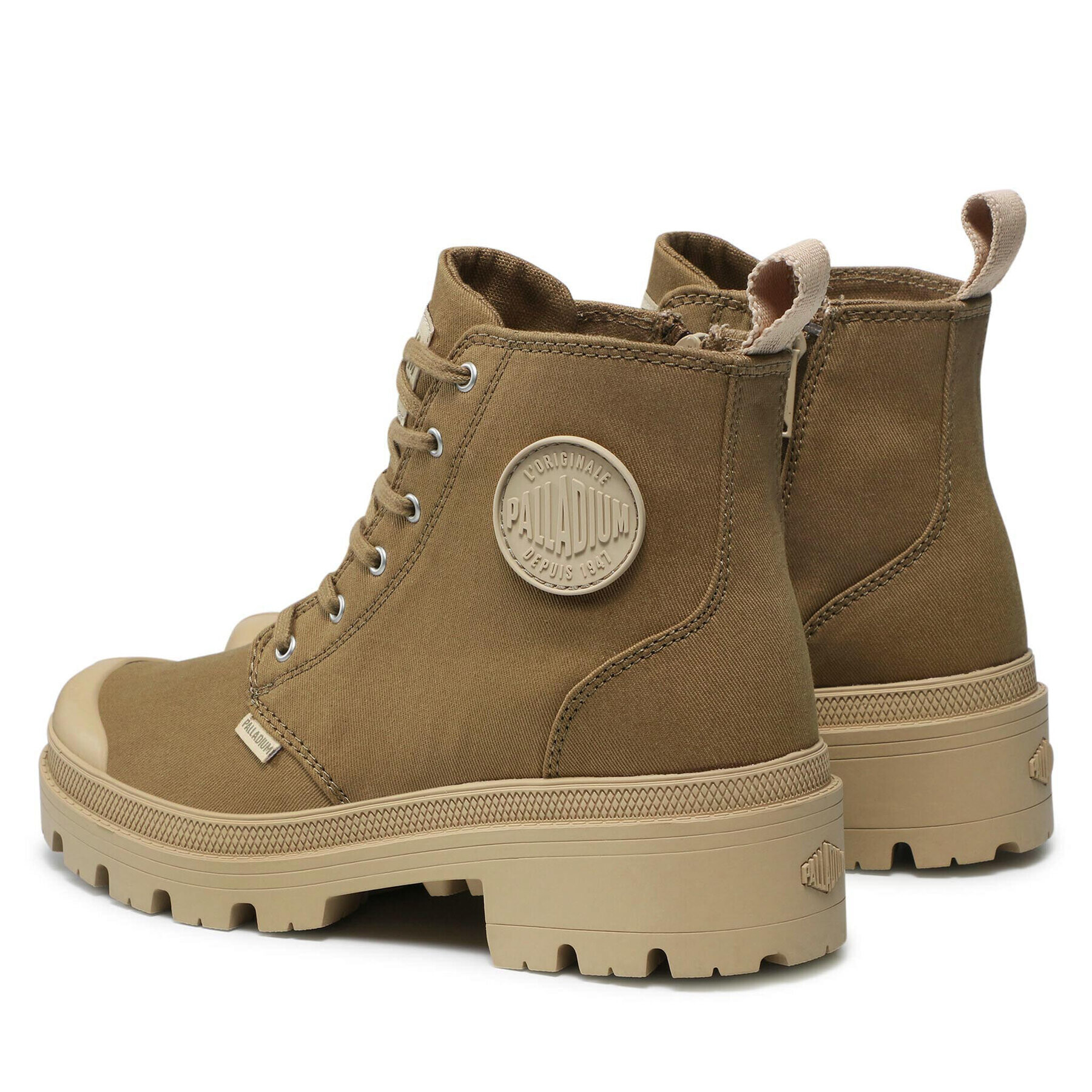 Palladium Trappers Pallabase Twill 96907-204-M Verde - Pled.ro