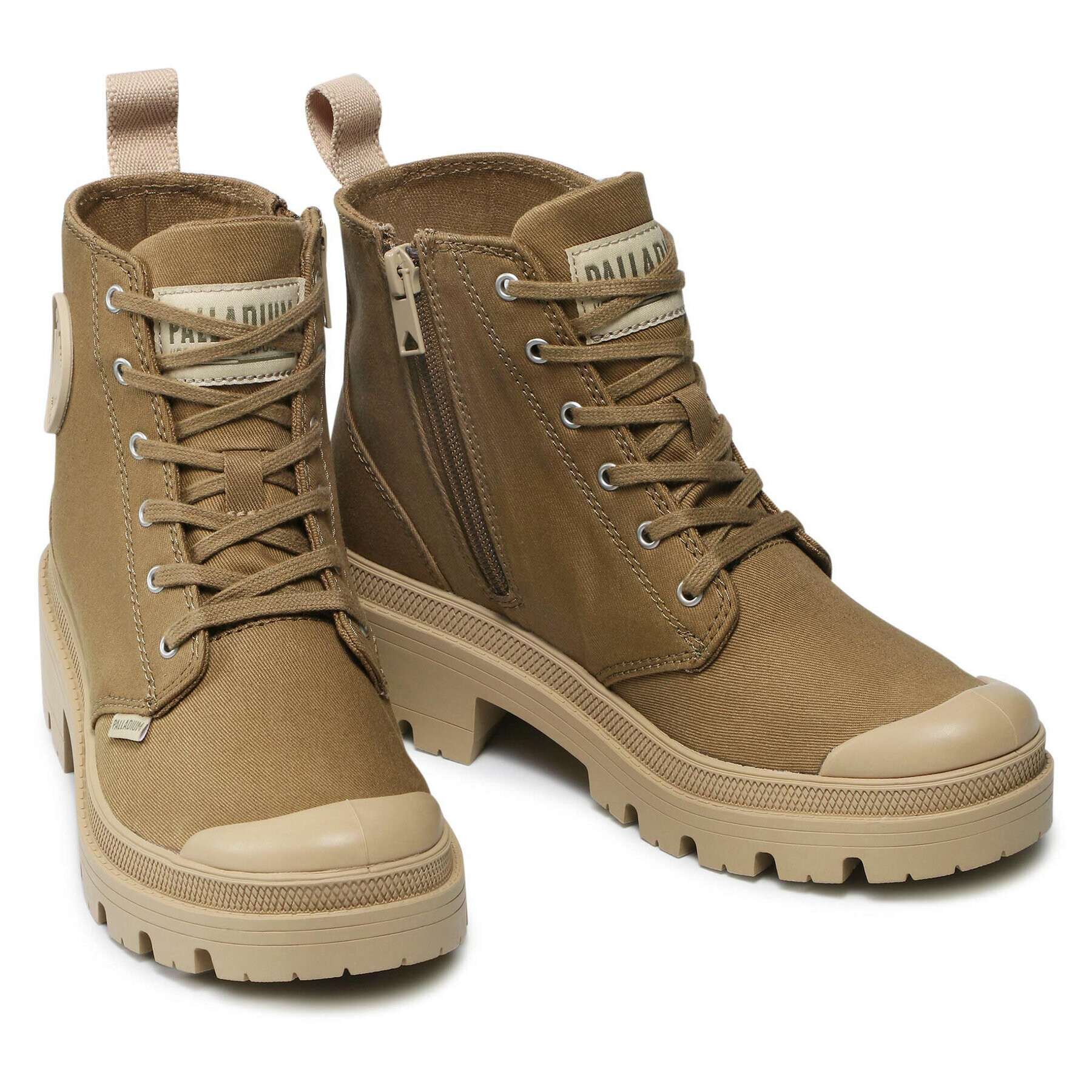 Palladium Trappers Pallabase Twill 96907-204-M Verde - Pled.ro