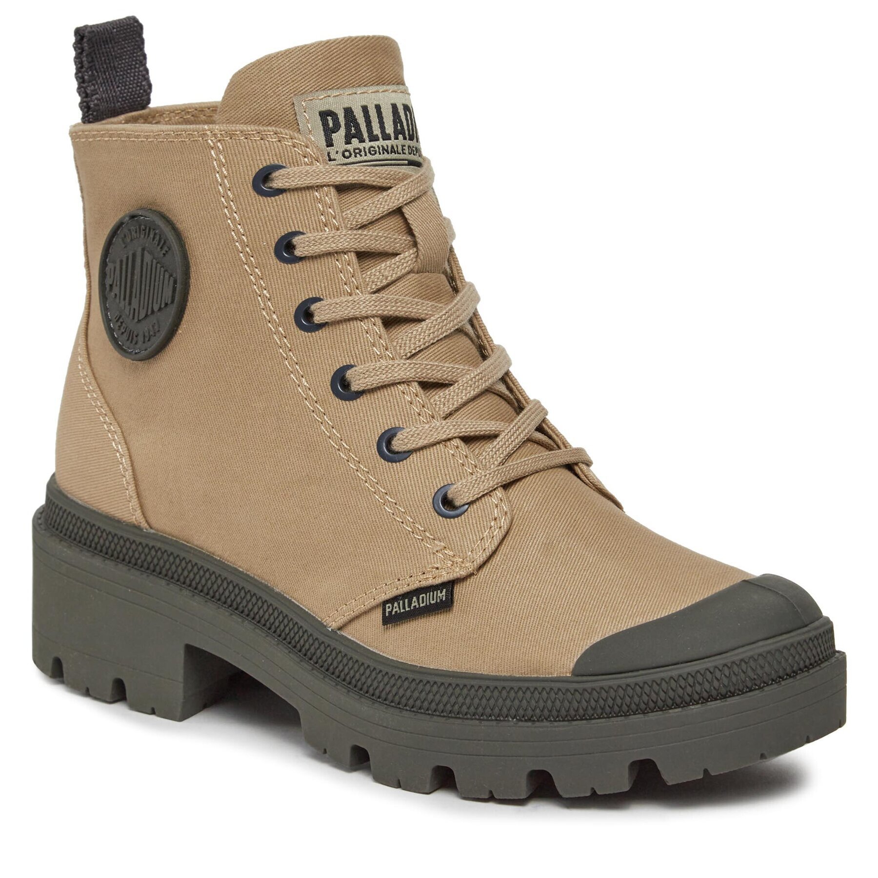 Palladium Trappers Pallabase Twill 96907-211-M Bej - Pled.ro