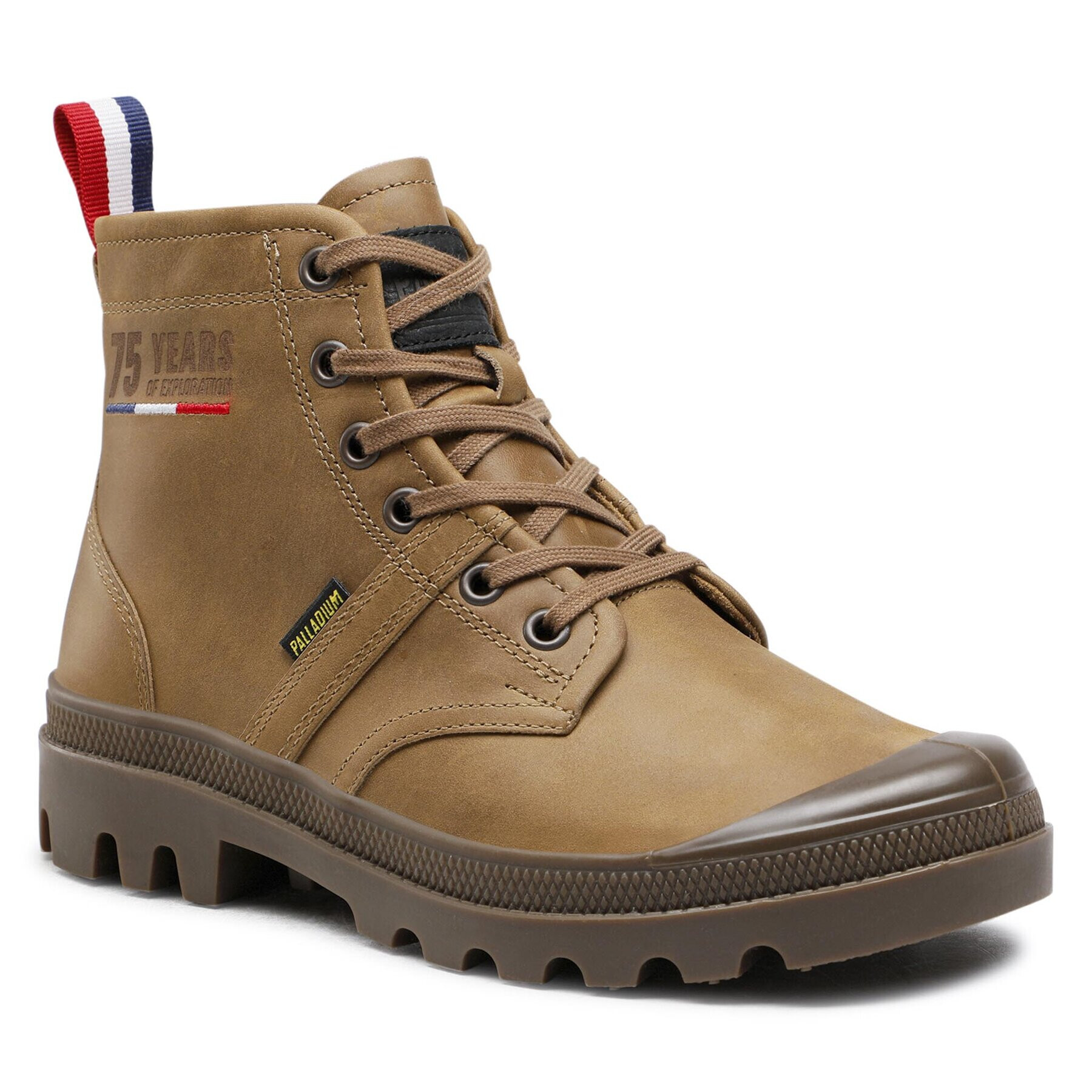 Palladium Trappers Pallabrousse 75 Lth 77952-230-M Maro - Pled.ro