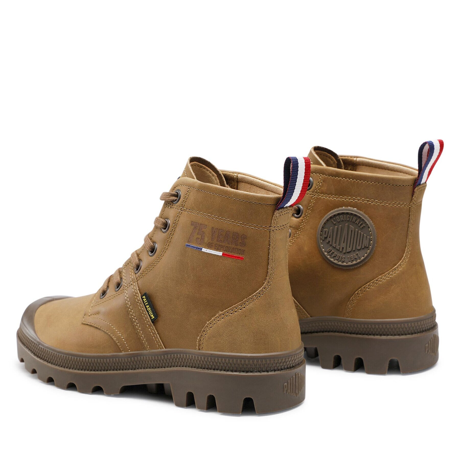 Palladium Trappers Pallabrousse 75 Lth 77952-230-M Maro - Pled.ro