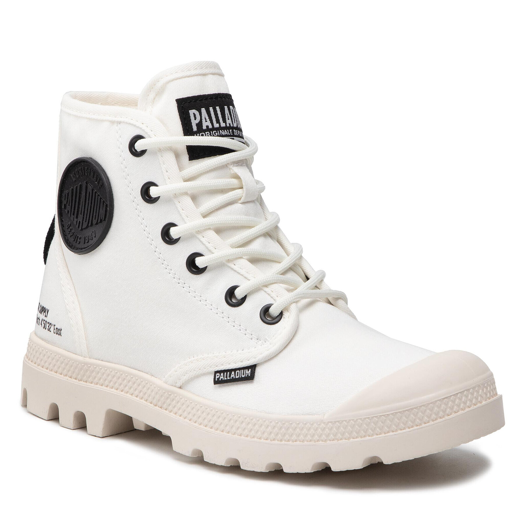 Palladium Trappers Pampa Hi Htg Supply 77356-116-M Alb - Pled.ro