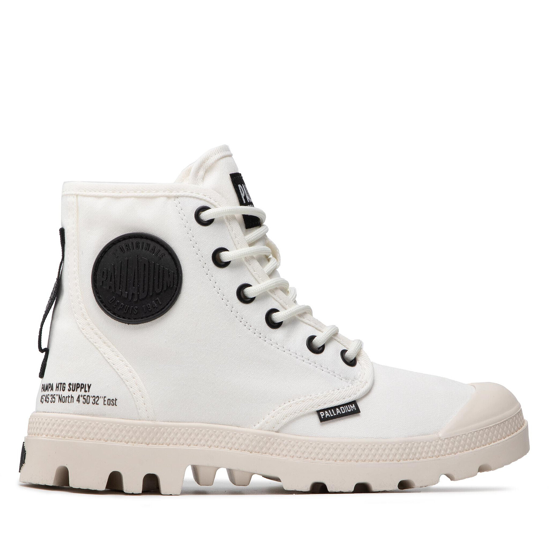 Palladium Trappers Pampa Hi Htg Supply 77356-116-M Alb - Pled.ro