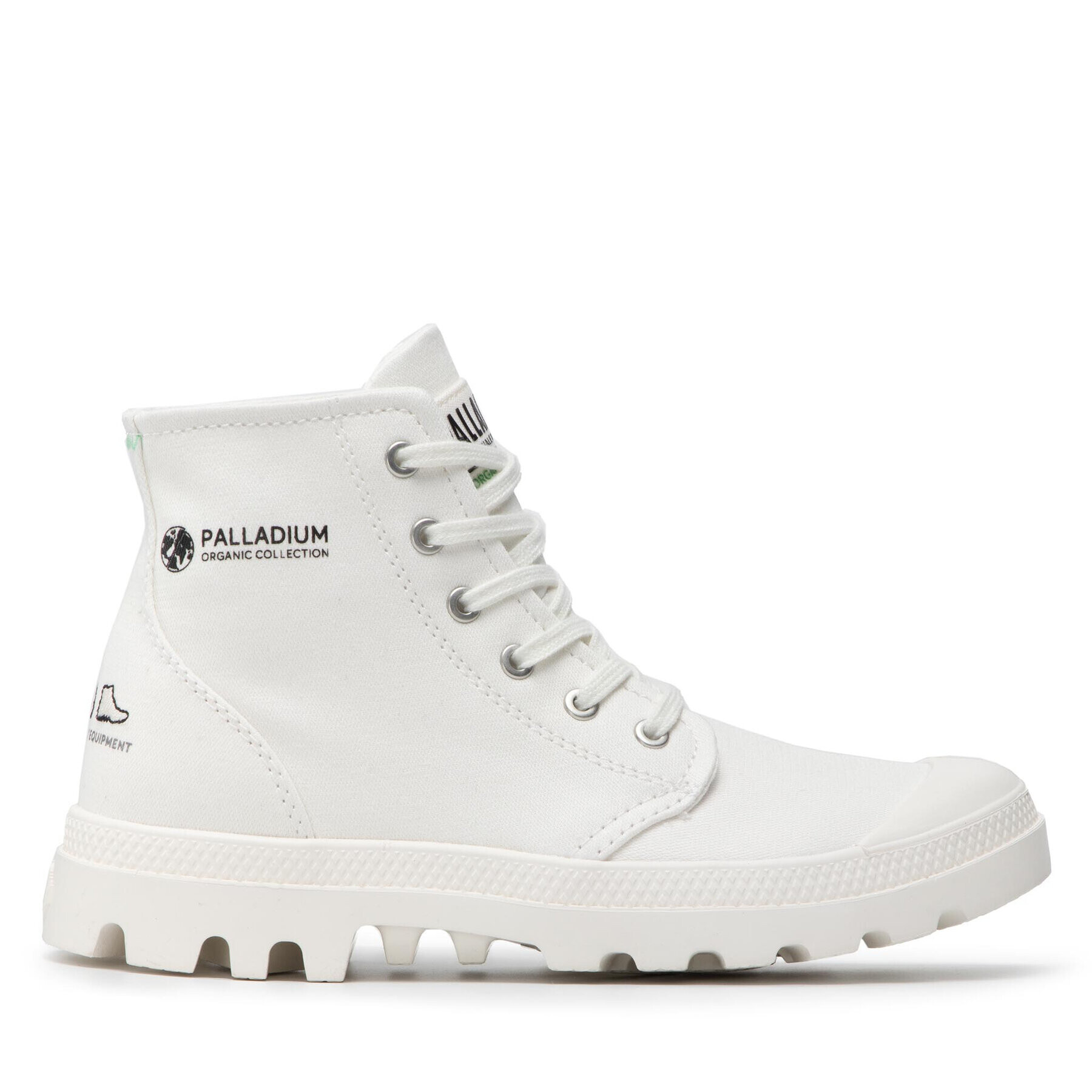 Palladium Trappers Pampa Hi Organic II 77100-116-M Alb - Pled.ro