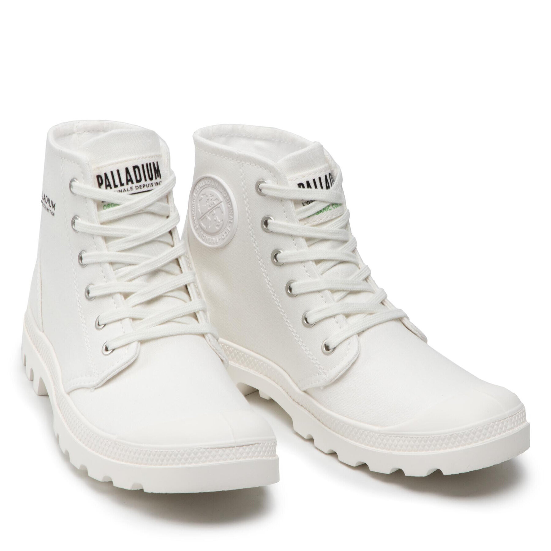 Palladium Trappers Pampa Hi Organic II 77100-116-M Alb - Pled.ro