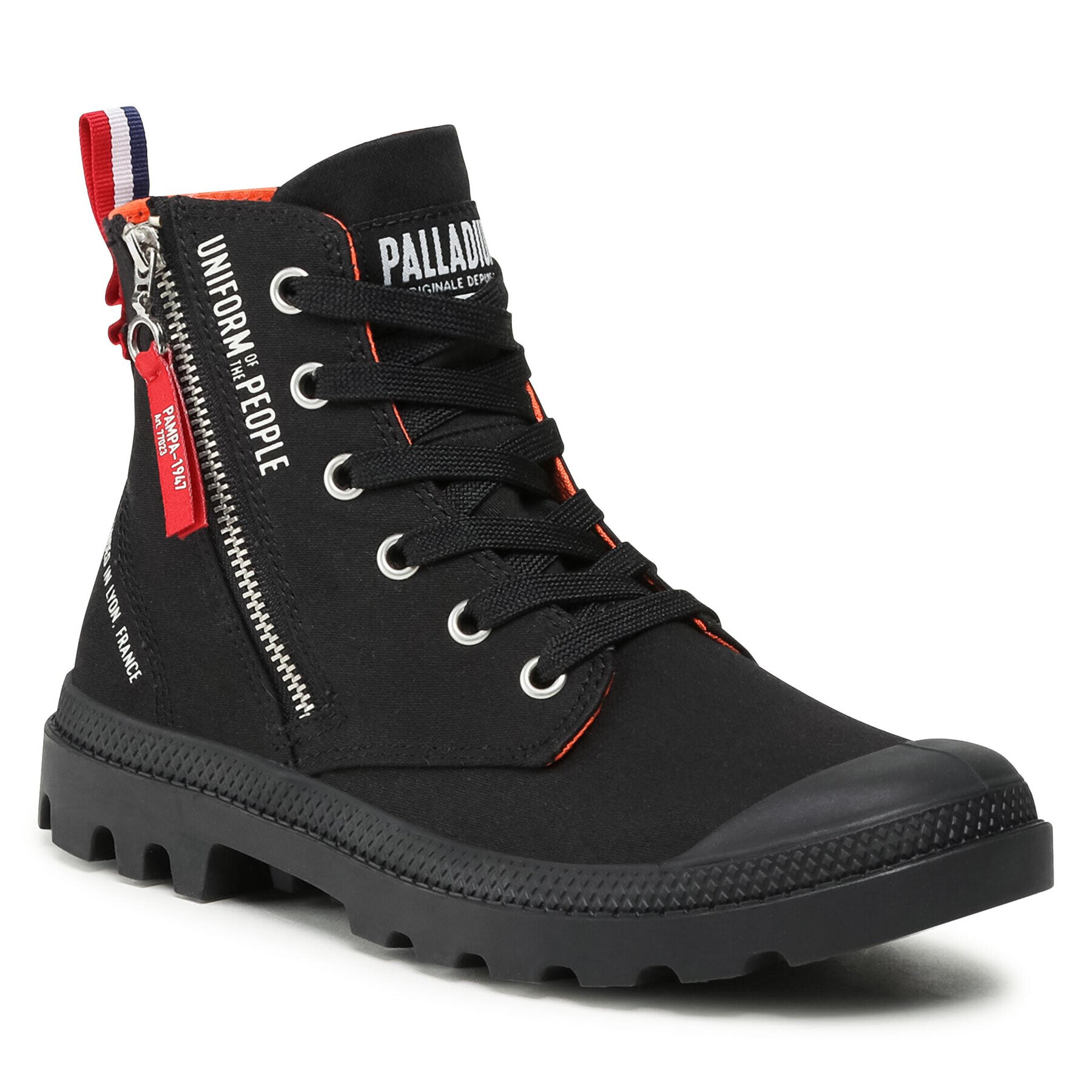 Palladium Trappers Pampa Hi Outzp Puotp 77023-008-M Negru - Pled.ro